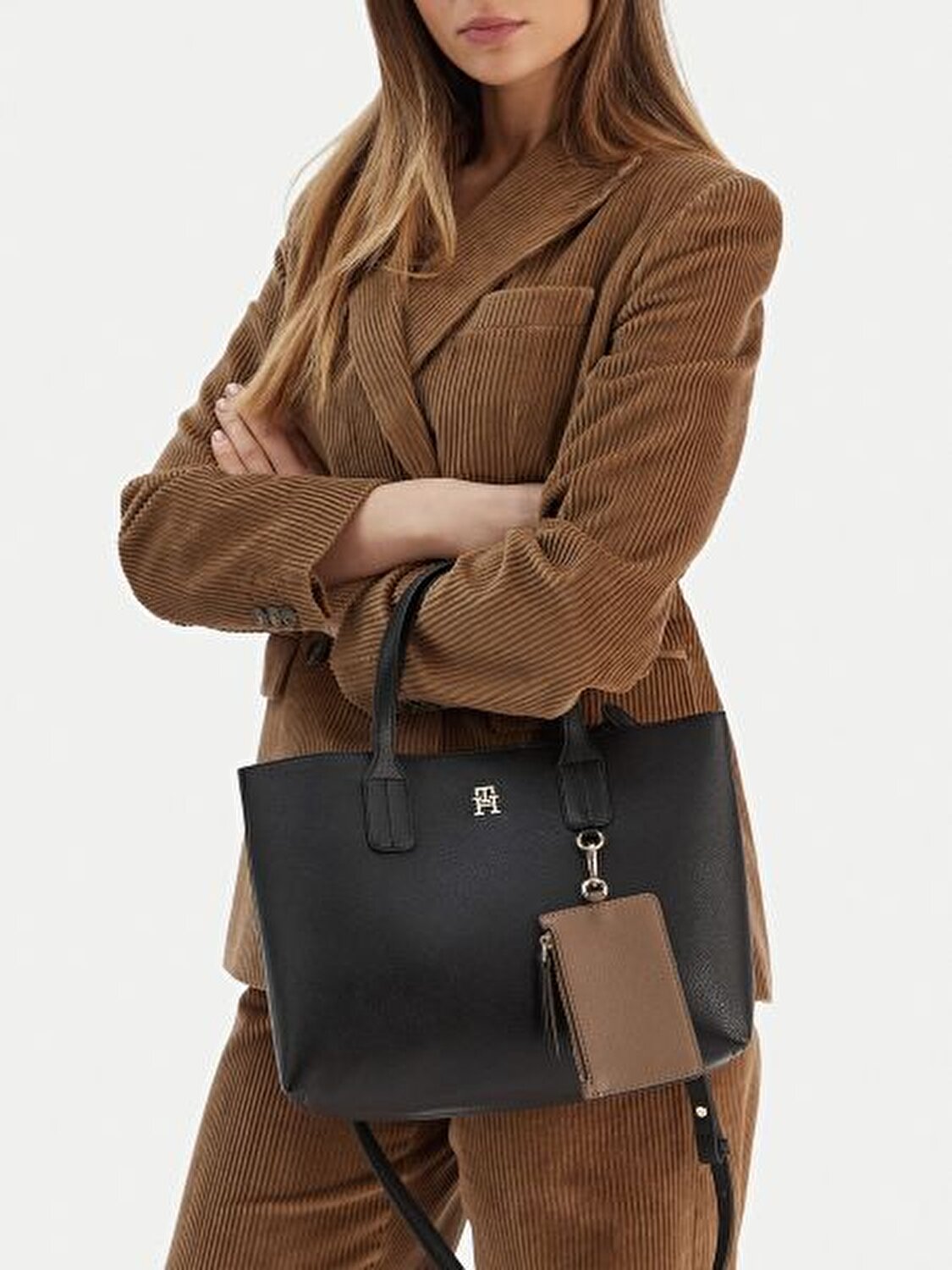 ICON MINI SİYAH KADIN TOTE ÇANTA