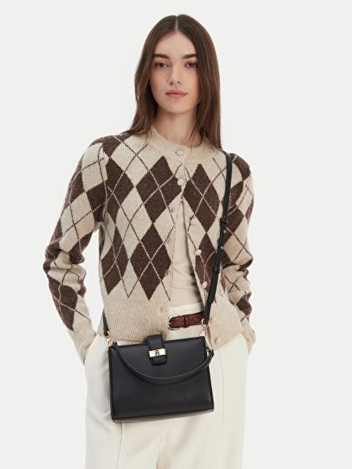 HERITAGE MINI SATCHEL SİYAH KADIN OMUZ ÇANTASI