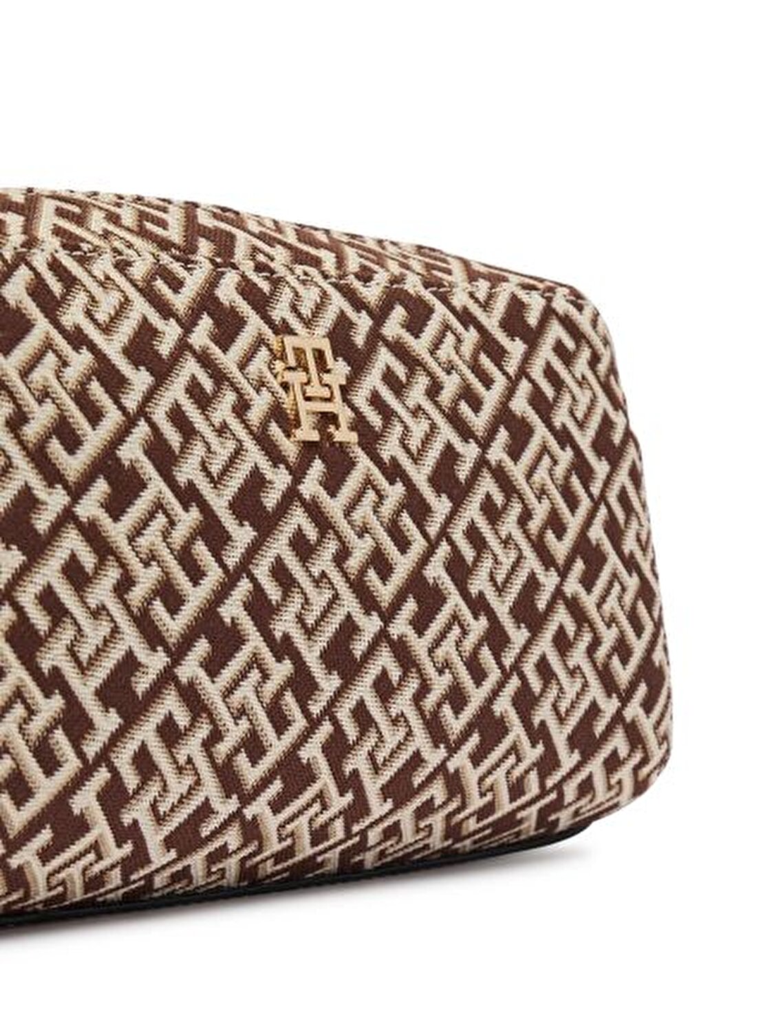 TH GRACE CAMERA BAG JACQUARD KAHVE KADIN ÇAPRAZ ÇANTA