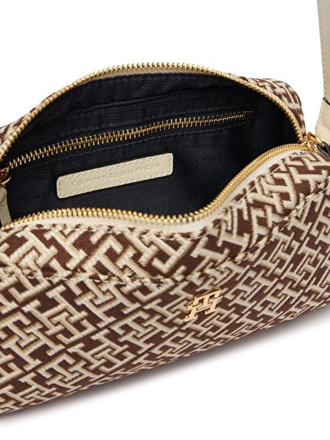 TH GRACE CAMERA BAG JACQUARD KAHVE KADIN ÇAPRAZ ÇANTA