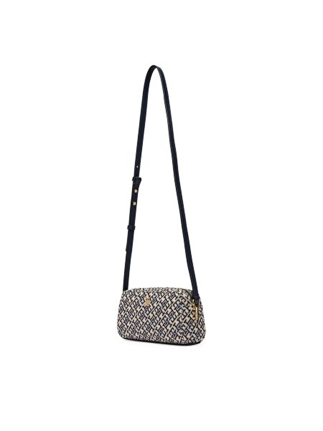 TH GRACE CAMERA BAG JACQUARD LACİVERT KADIN ÇAPRAZ ÇANTA