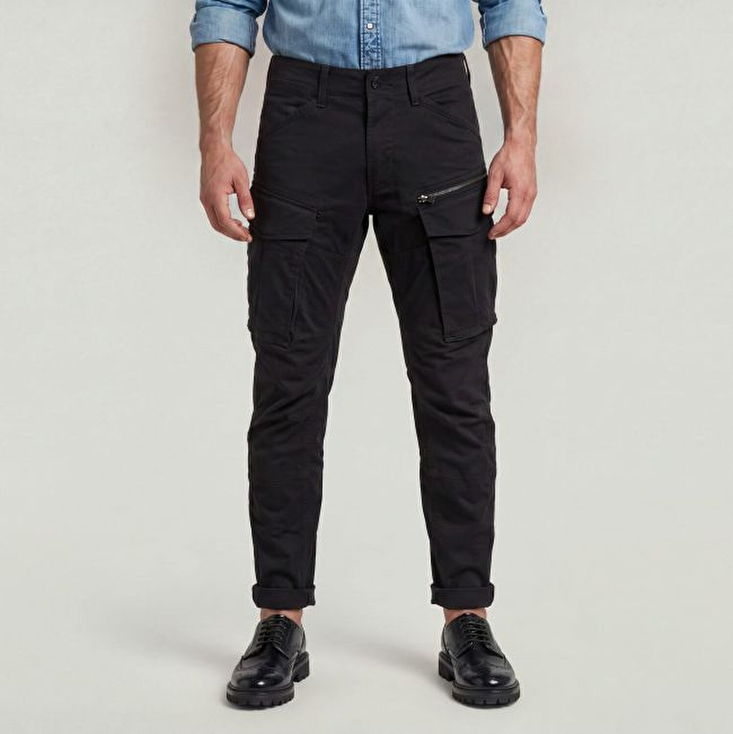 SİYAH ERKEK TAPERED PANTOLON
