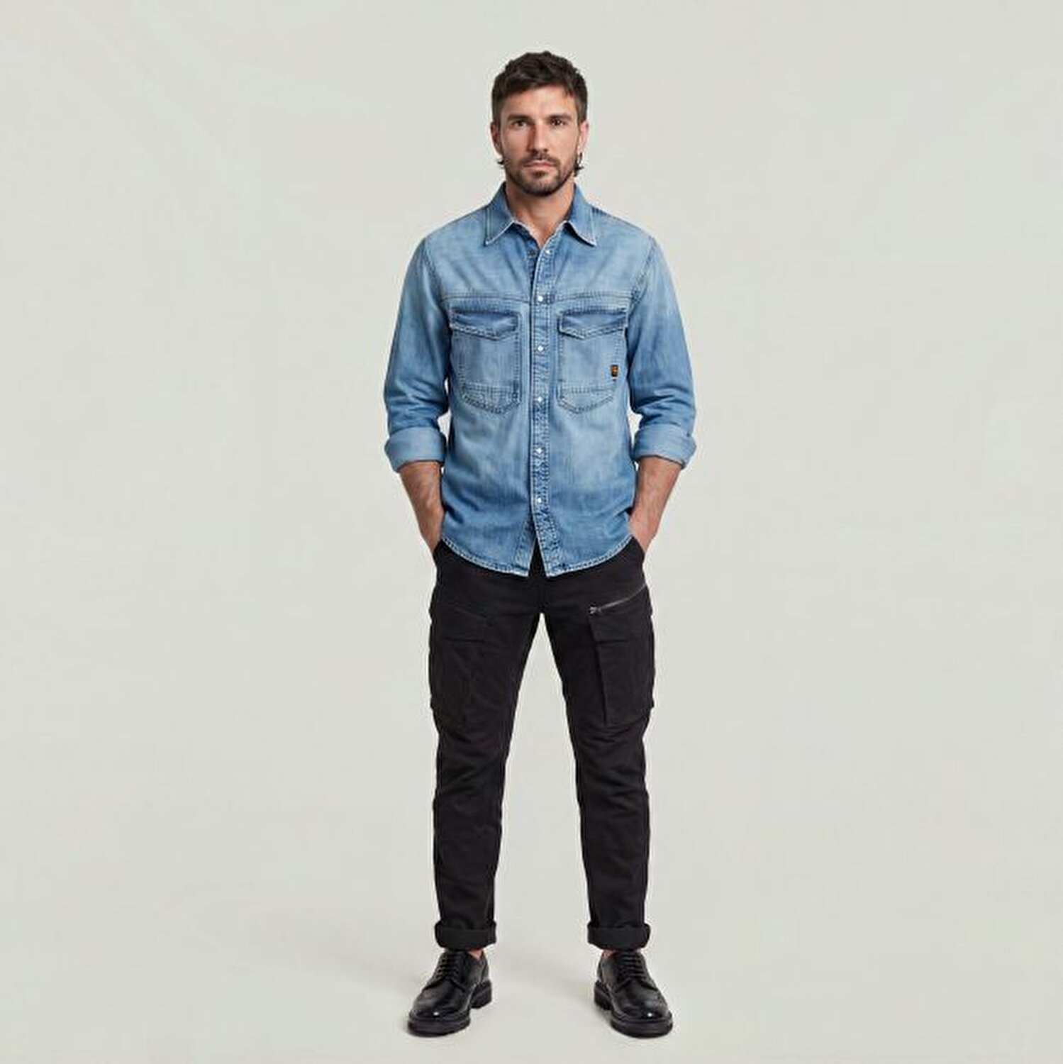 SİYAH ERKEK TAPERED PANTOLON