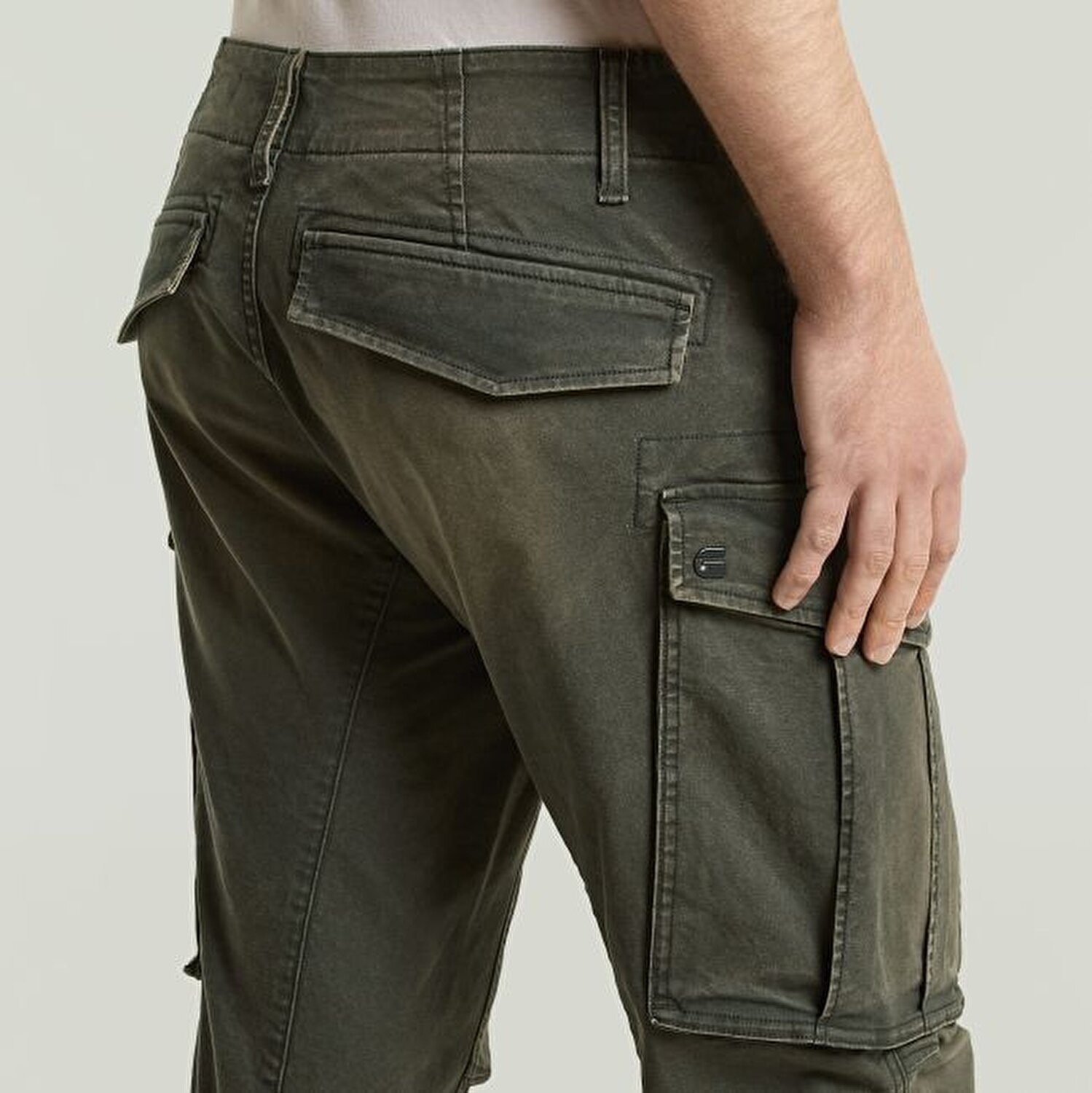 GRİ ERKEK ROVİC ZİP 3D REGULAR JEAN PANTOLON