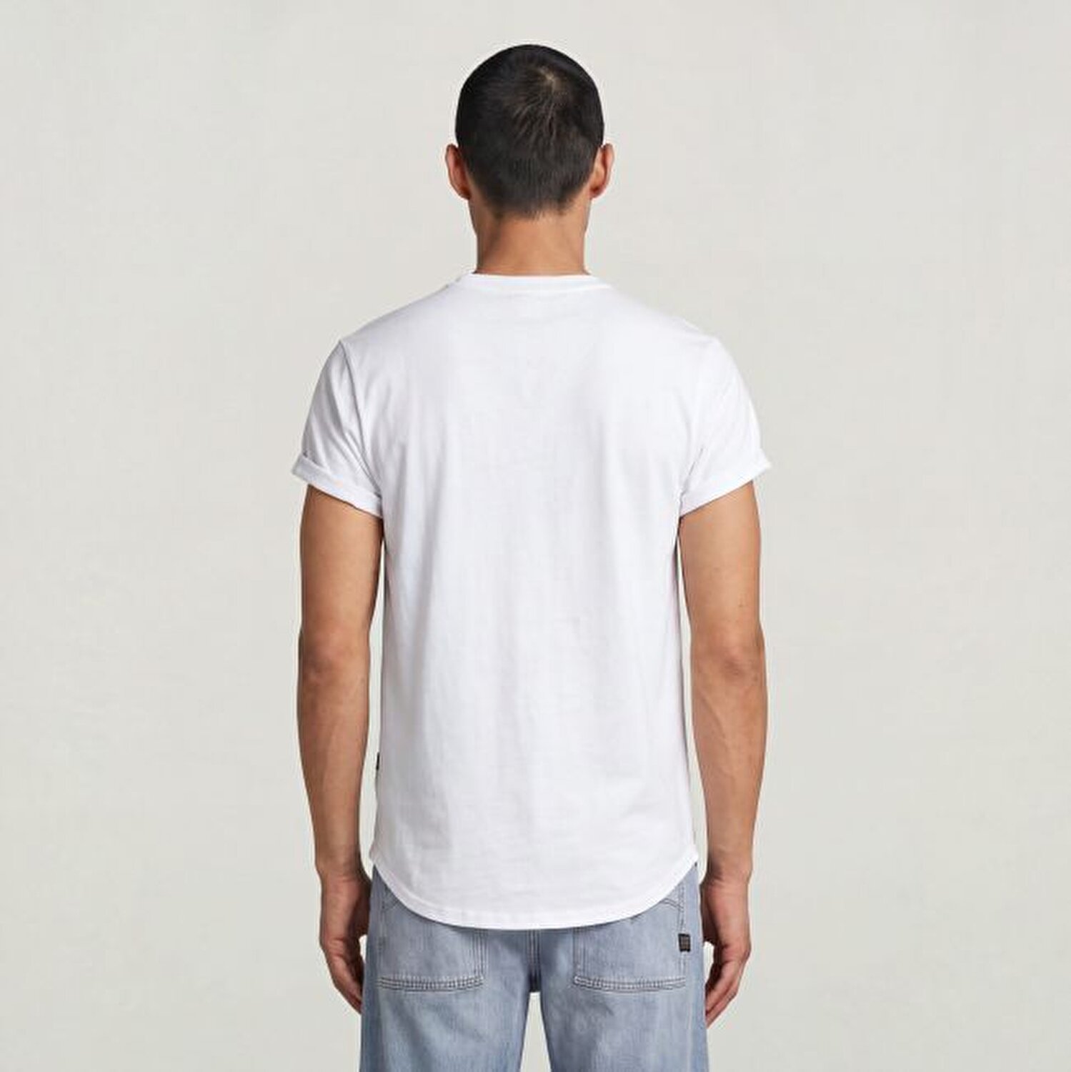 BEYAZ LOGOLU ERKEK T-SHIRT