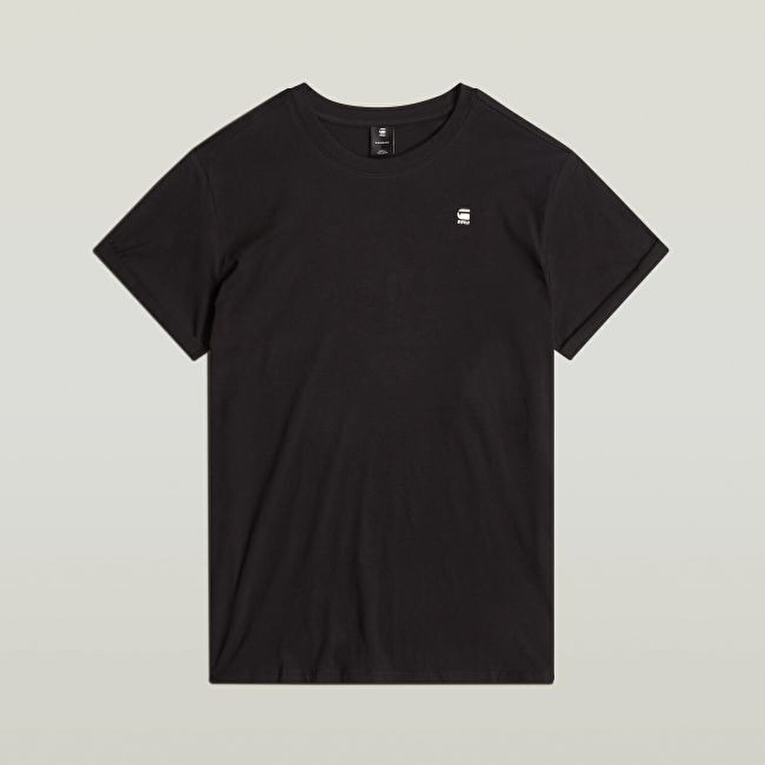 SİYAH LOGOLU ERKEK T-SHIRT