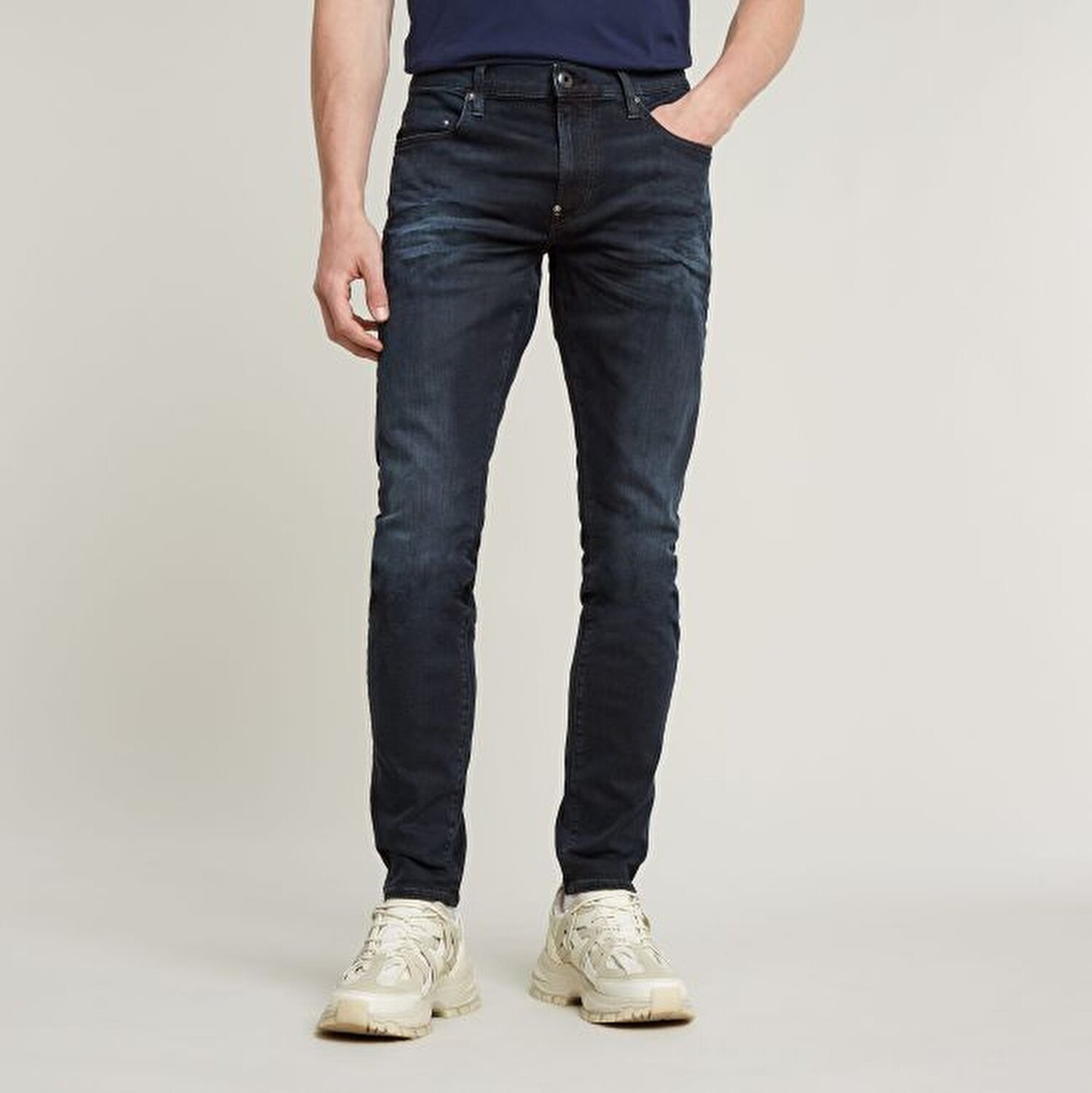 LACİVERT ERKEK REVEND SKINNY JEAN PANTOLON