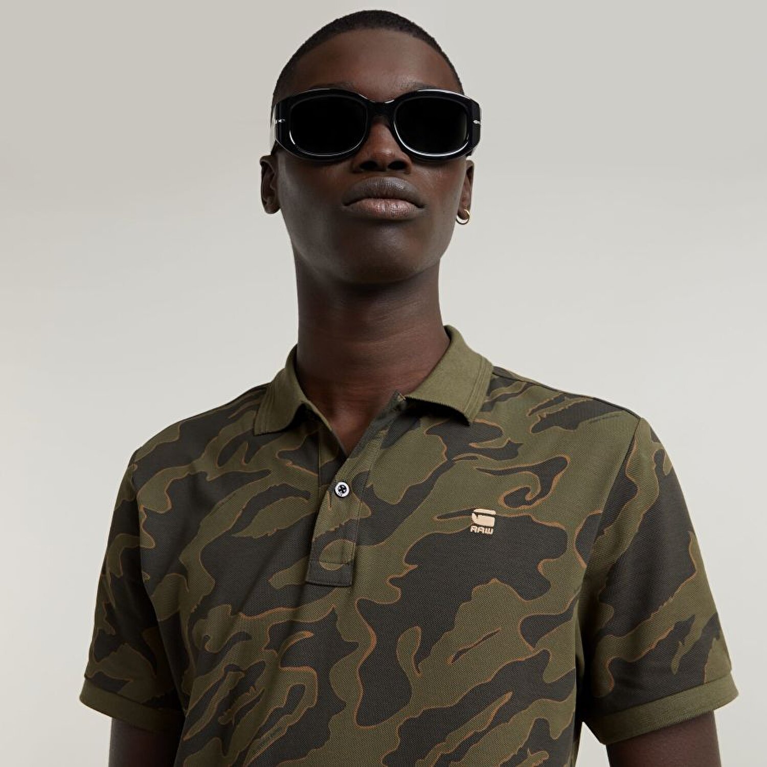 G STAR RAW Haki ERKEK POLO 8720706177791 JeansLab