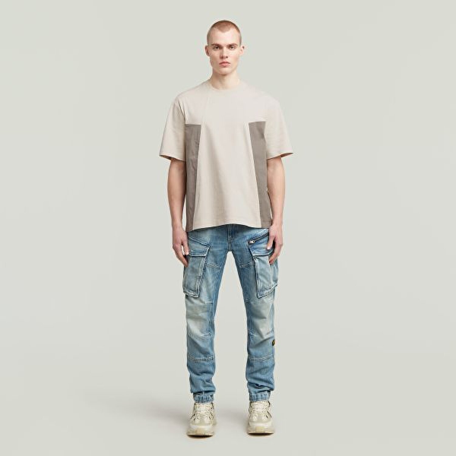 Rovic zip 3d regular tapered denim