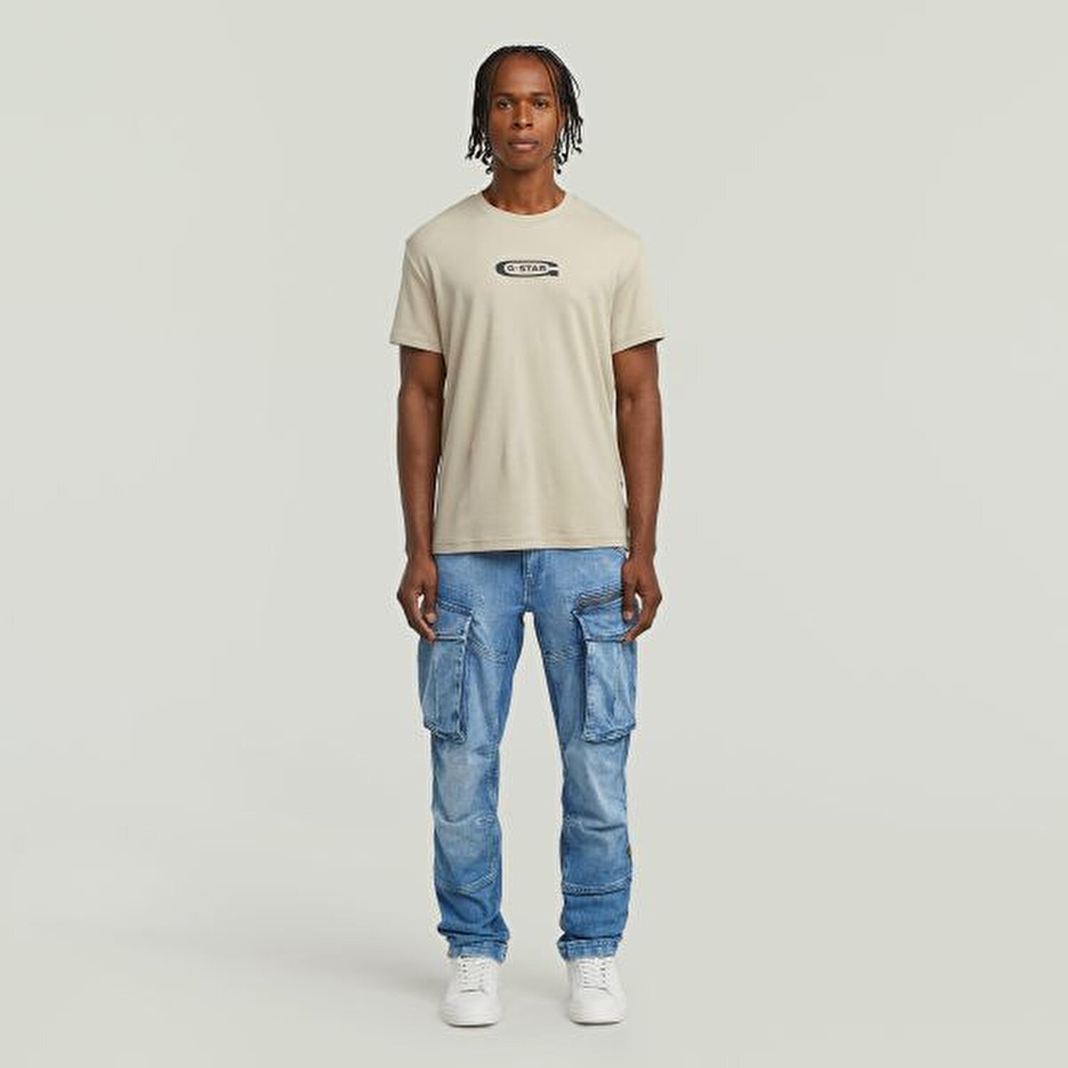 Rovic zip 3d regular tapered denim