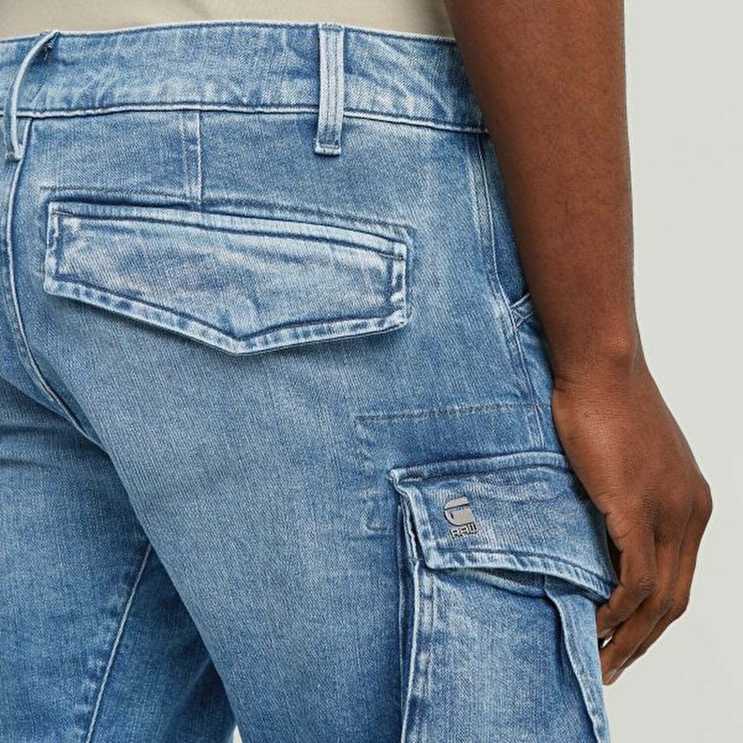 Rovic zip 3d regular tapered denim