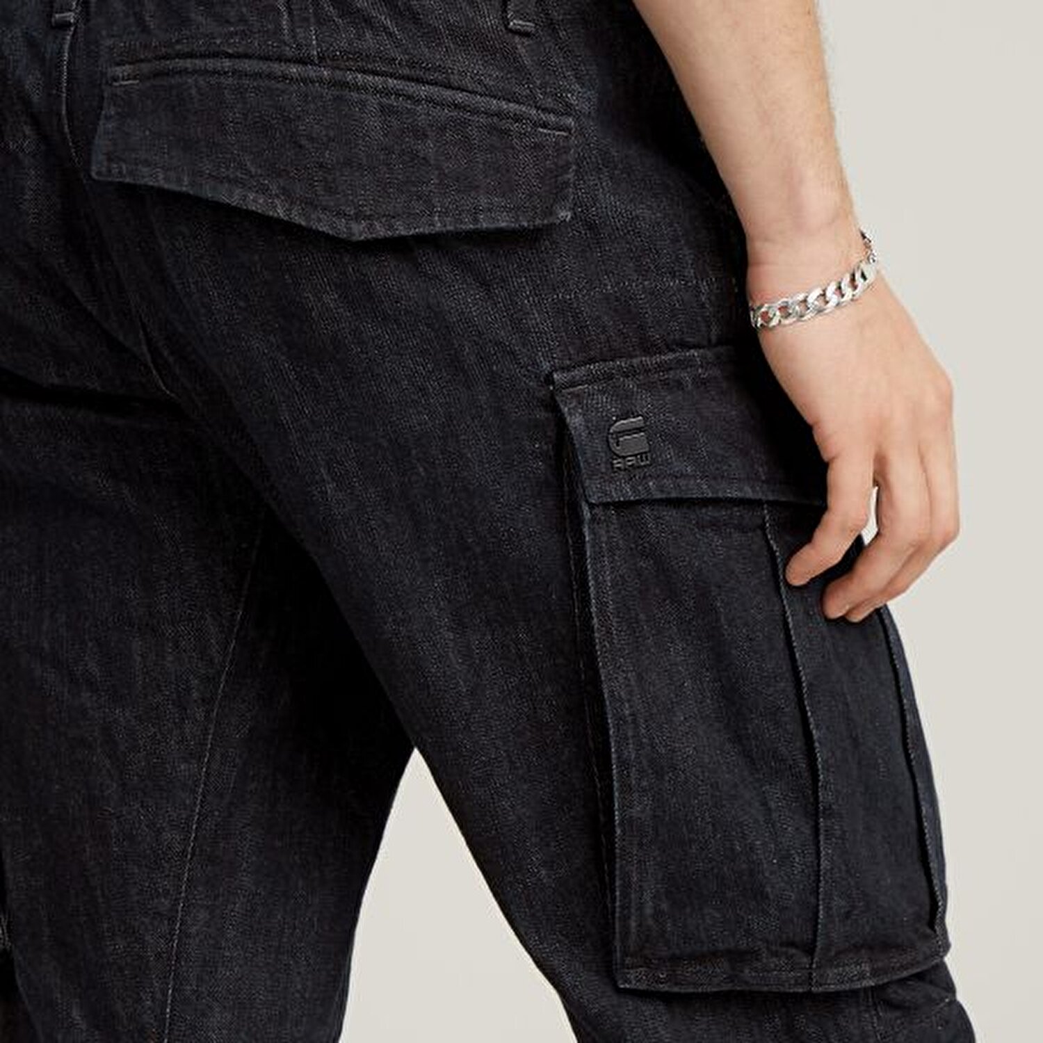 Rovic zip 3d regular tapered denim
