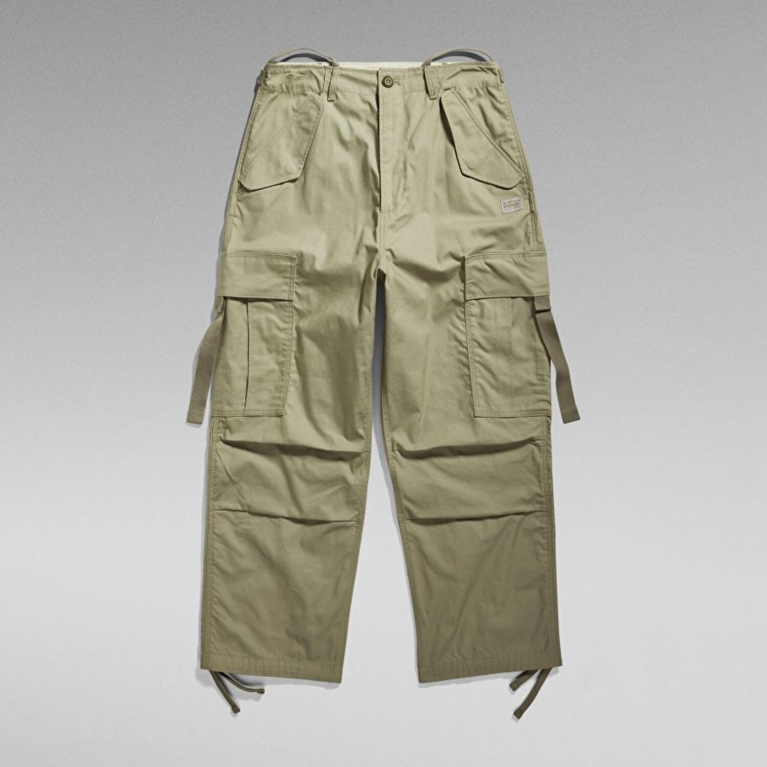 Cargo cropped drawcord pant wmn