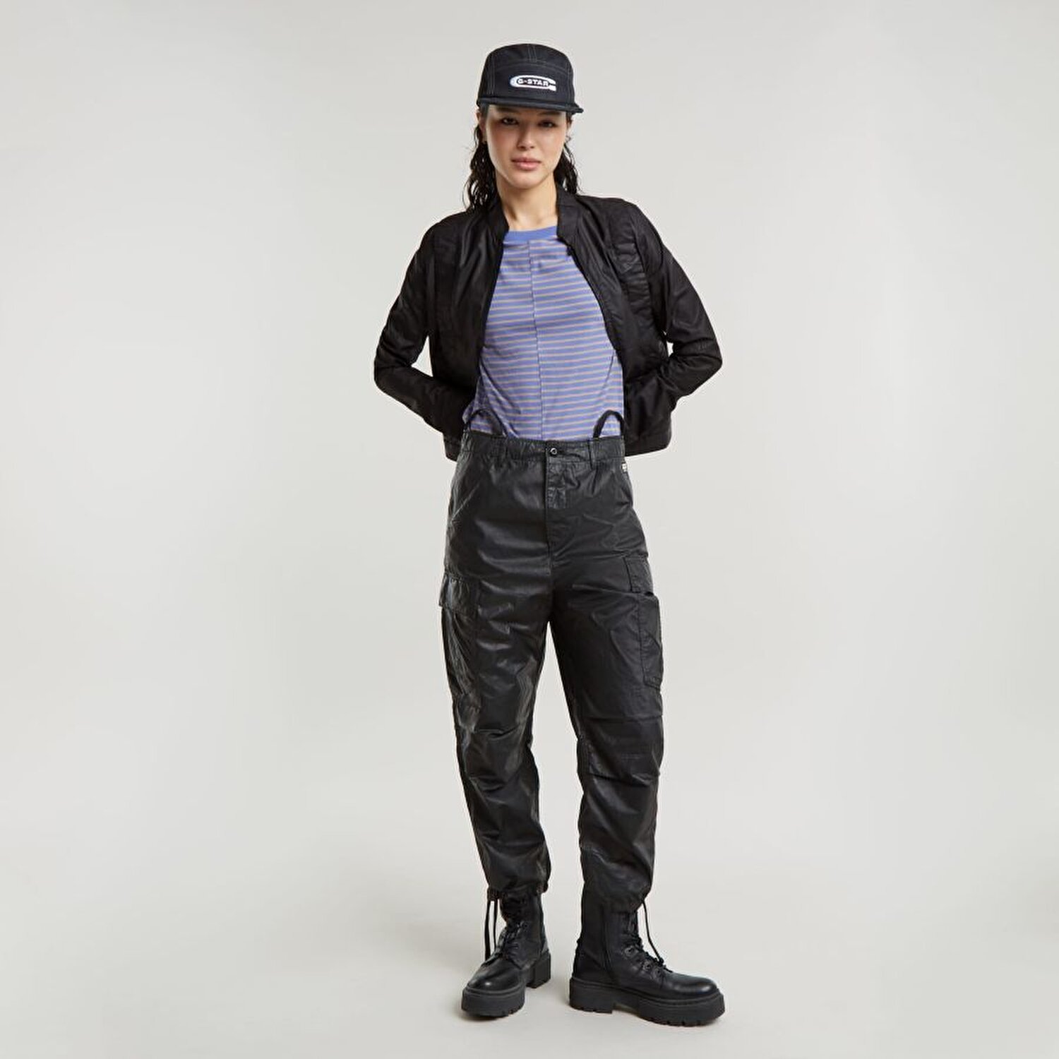 Cargo Cropped Drawcord Pant wmn