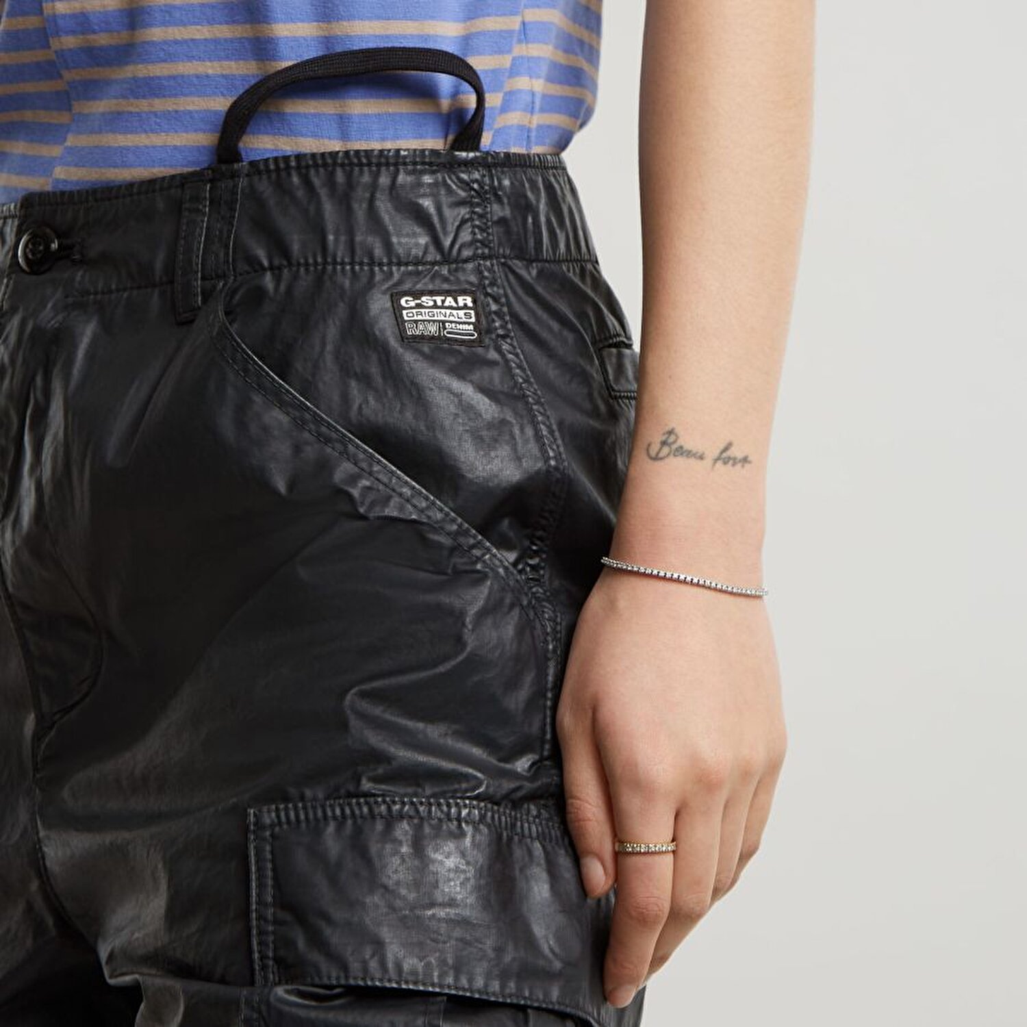 Cargo Cropped Drawcord Pant wmn