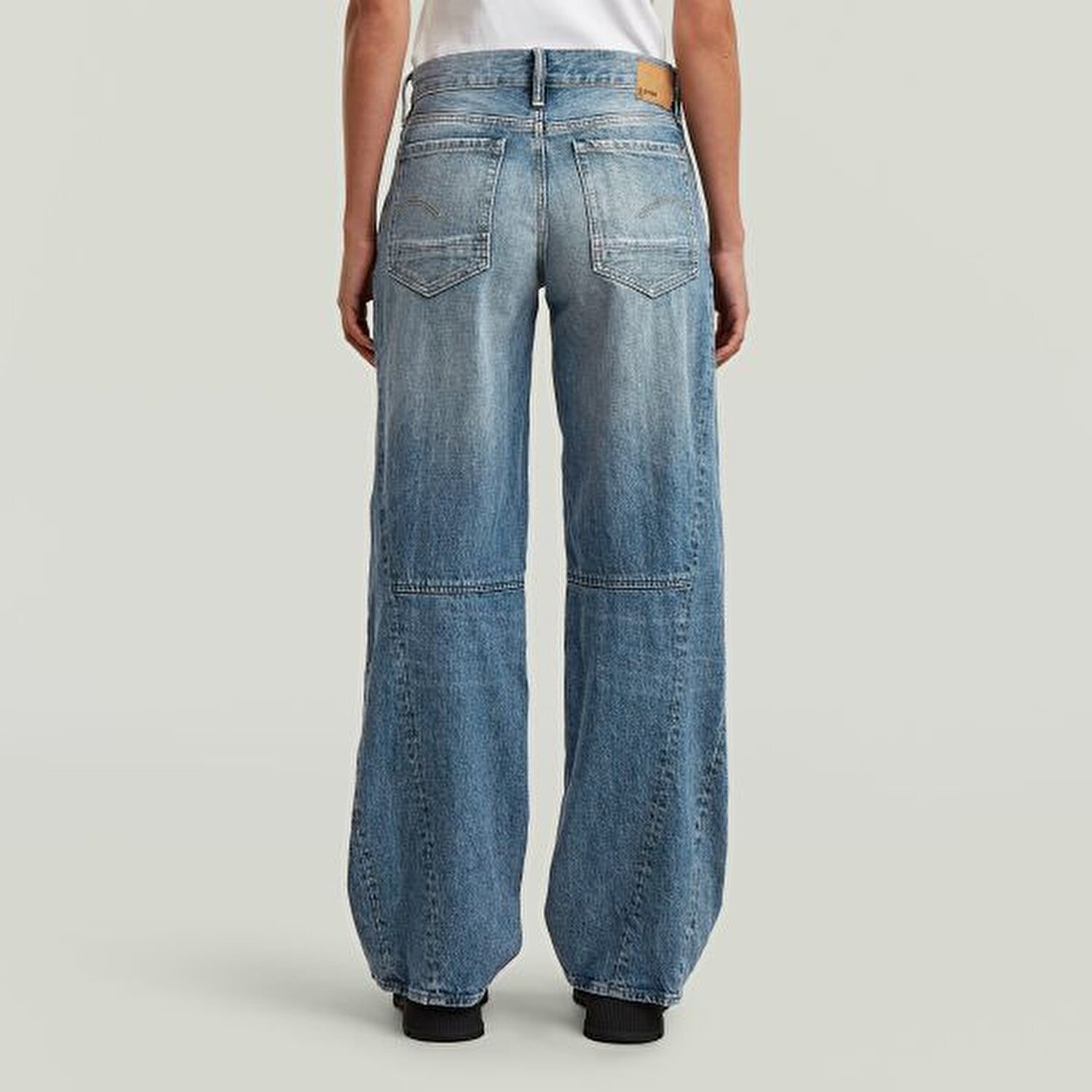 Contor 3D KOYU MAVİ KADIN LOOSE JEAN PANTOLON