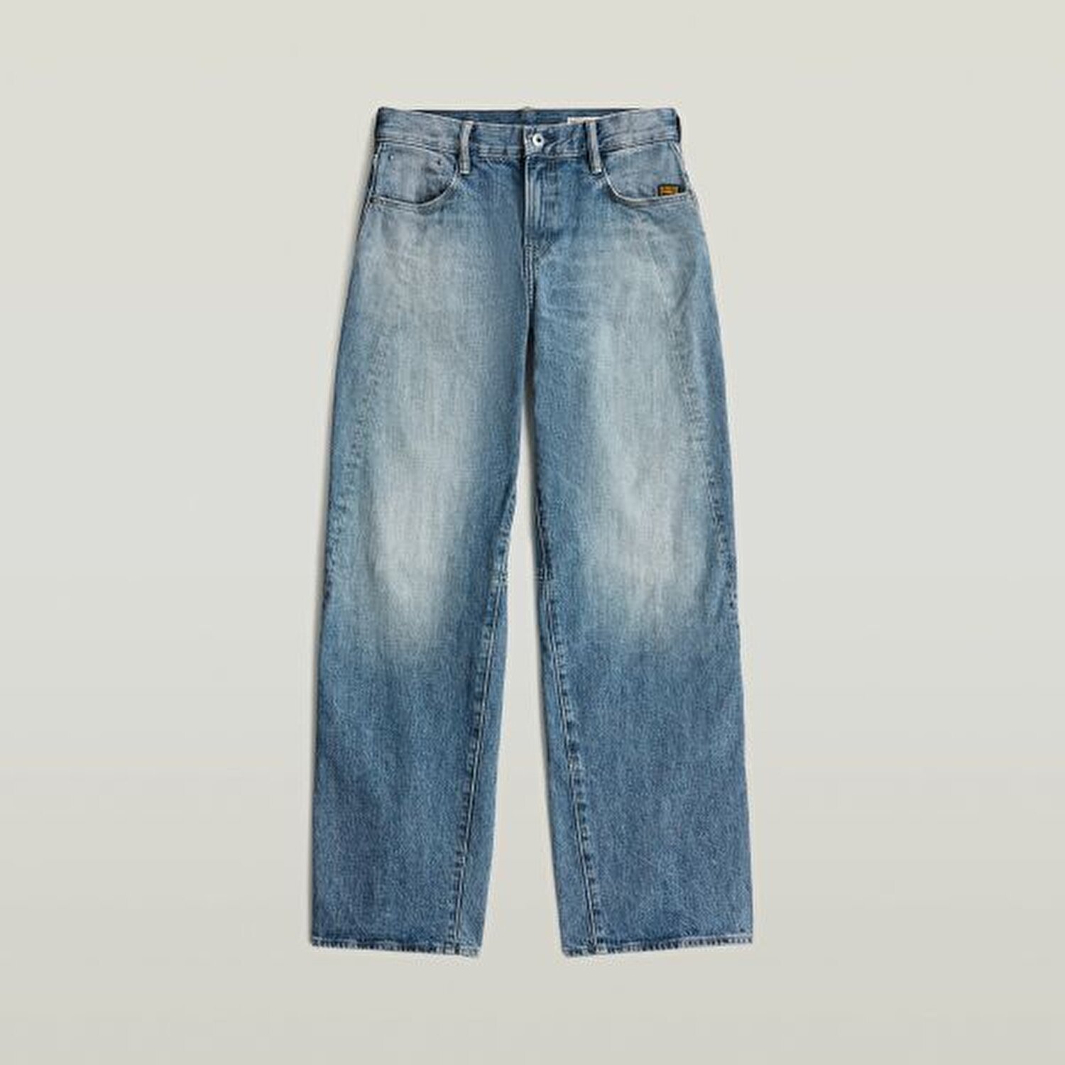 Contor 3D KOYU MAVİ KADIN LOOSE JEAN PANTOLON
