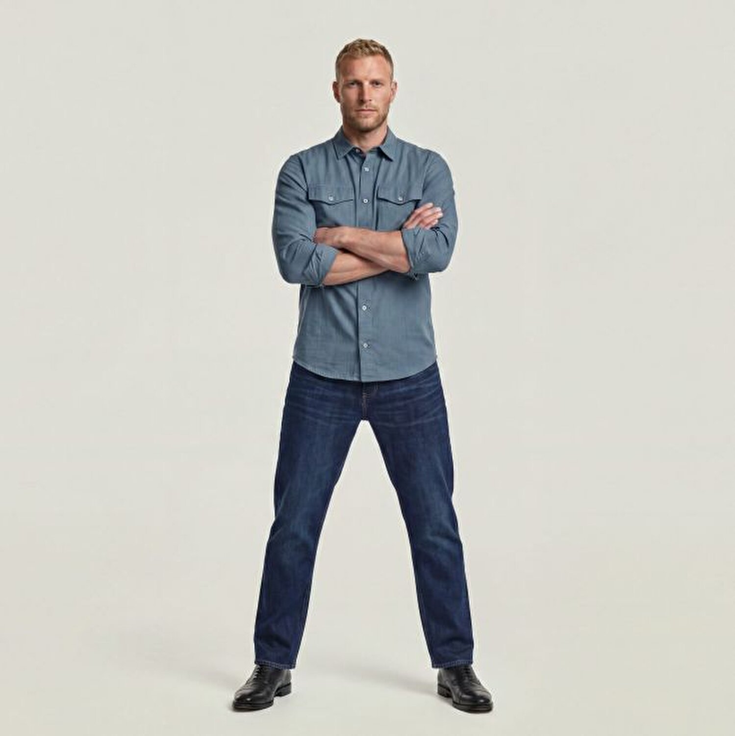 LACİVERT ERKEK STREEM SLİM TAPERED JEAN PANTOLON
