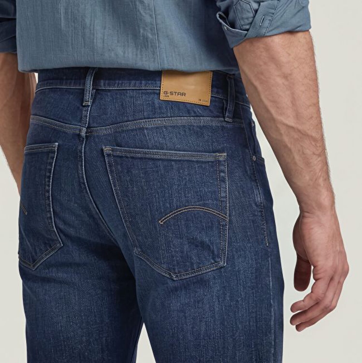 LACİVERT ERKEK STREEM SLİM TAPERED JEAN PANTOLON