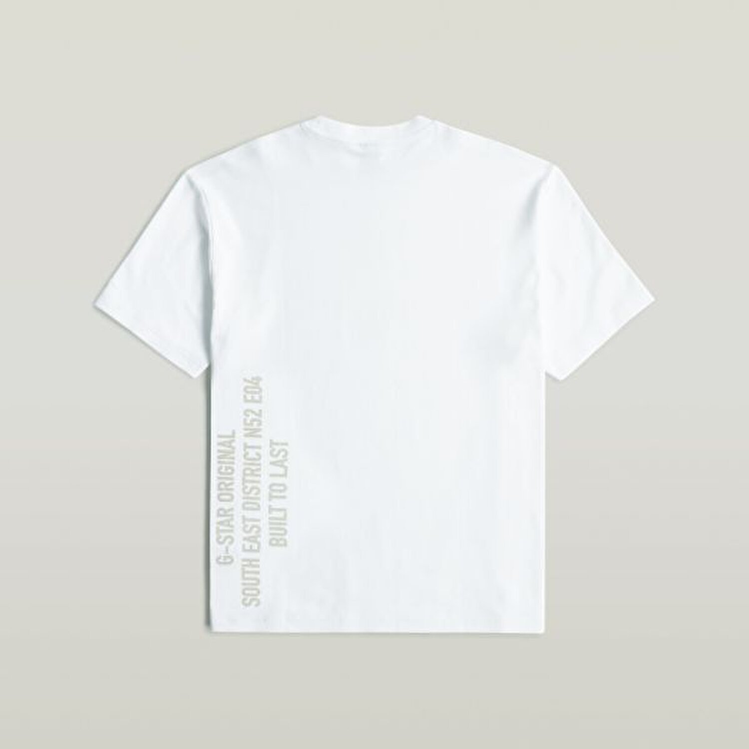 BEYAZ BASKILI ERKEK T-SHIRT