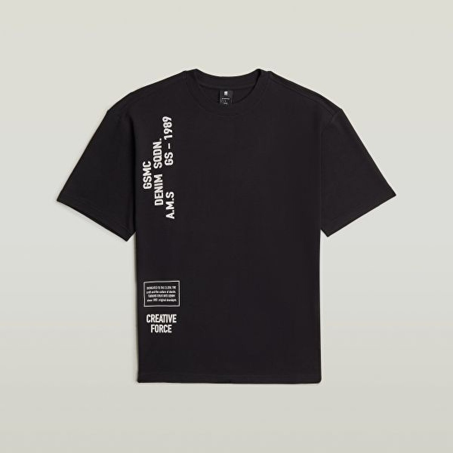 SİYAH BASKILI ERKEK T-SHIRT