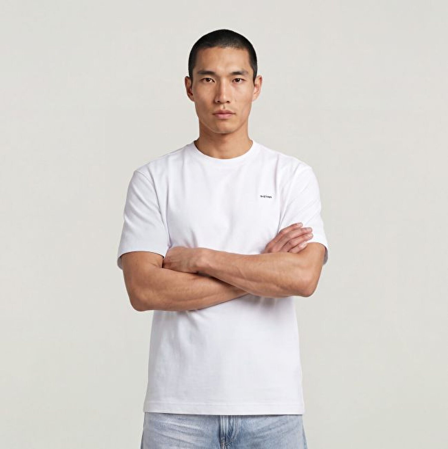 BEYAZ ERKEK LOGOLU REGULAR T-SHIRT