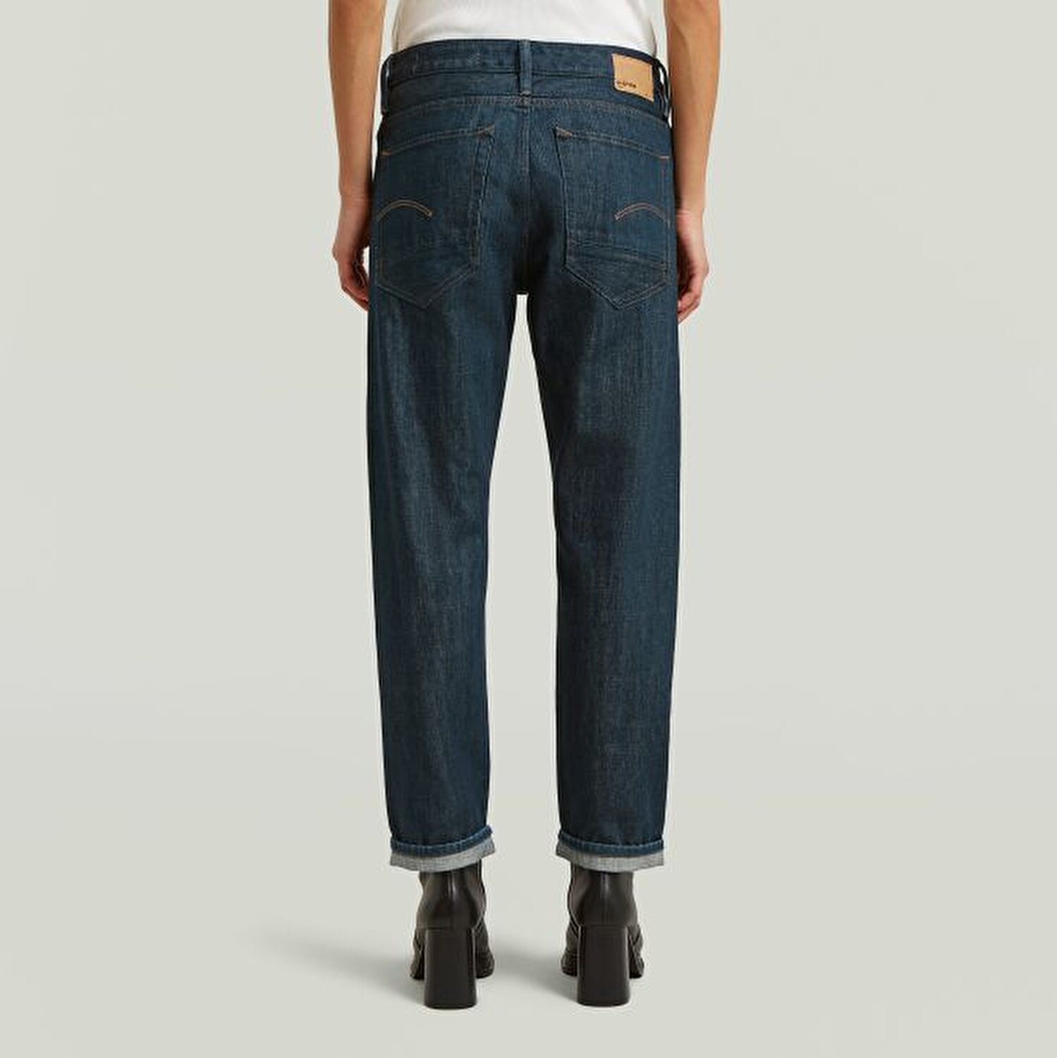 LACİVERT KADIN LOUX BOYFRİEND JEAN PANTOLON