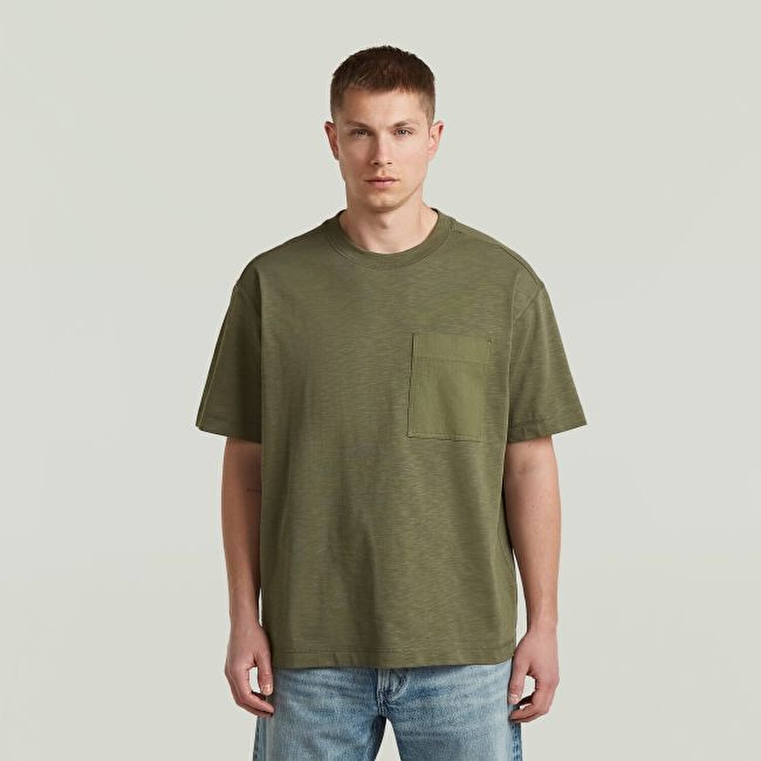 HAKİ ERKEK RELAXED T-SHIRT
