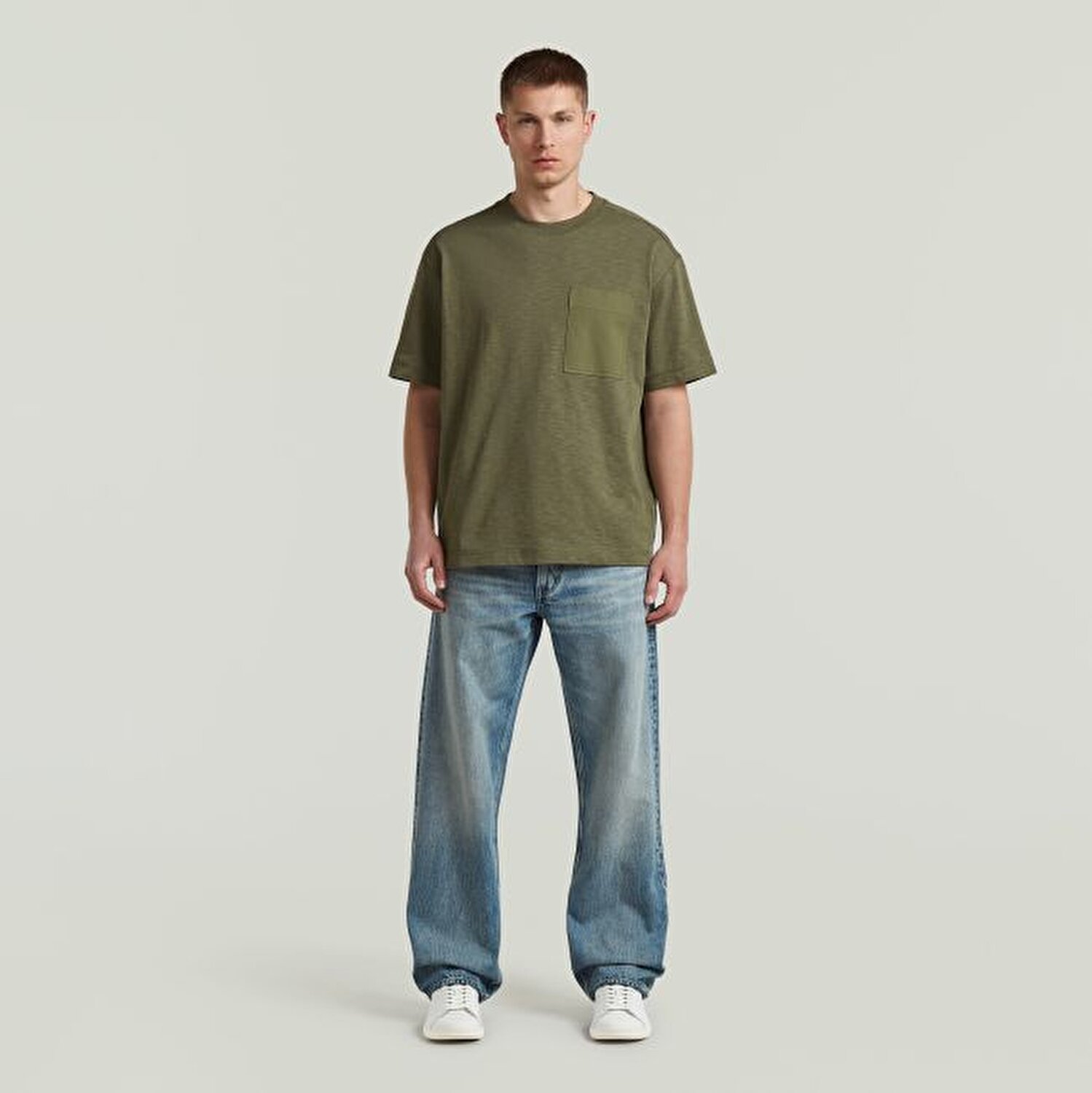 HAKİ ERKEK RELAXED T-SHIRT