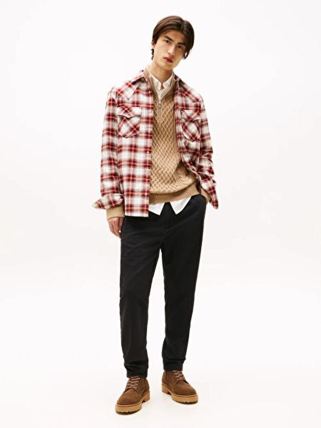 TJM ISAAC BRUSHED TWILL CHINO