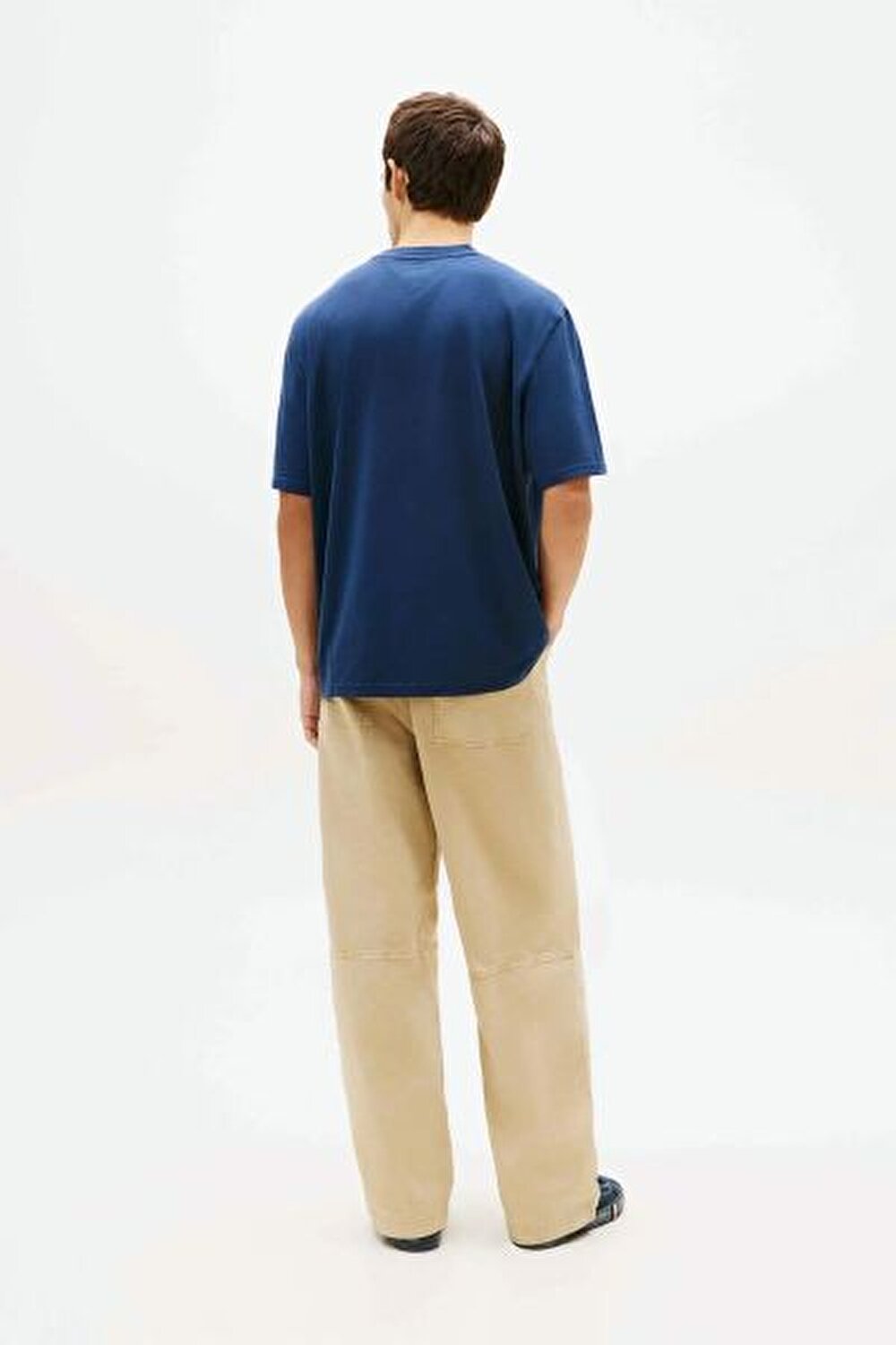 LACİVERT BASKILI ERKEK T-SHIRT
