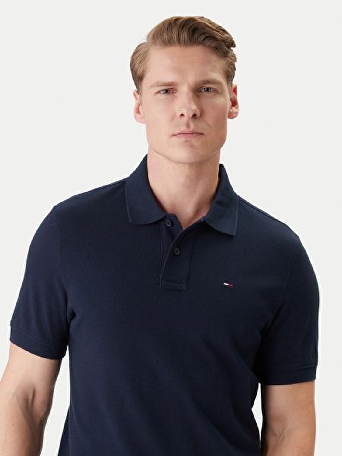 MAVİ LOGOLU ERKEK POLO T-SHIRT