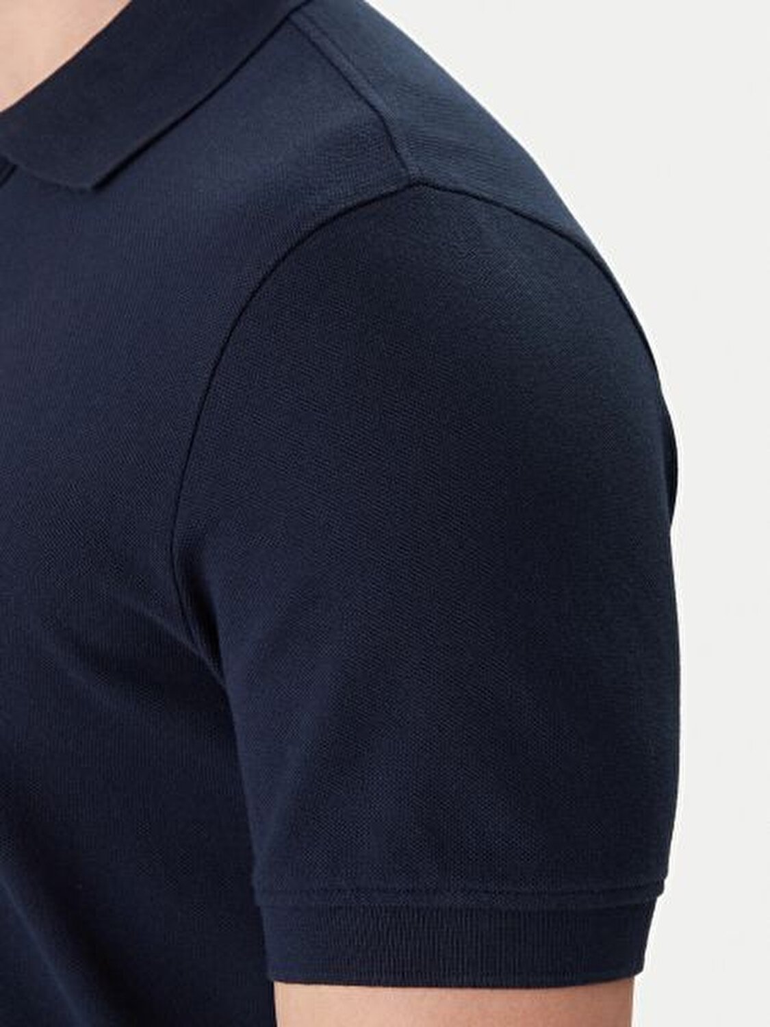 MAVİ LOGOLU ERKEK POLO T-SHIRT