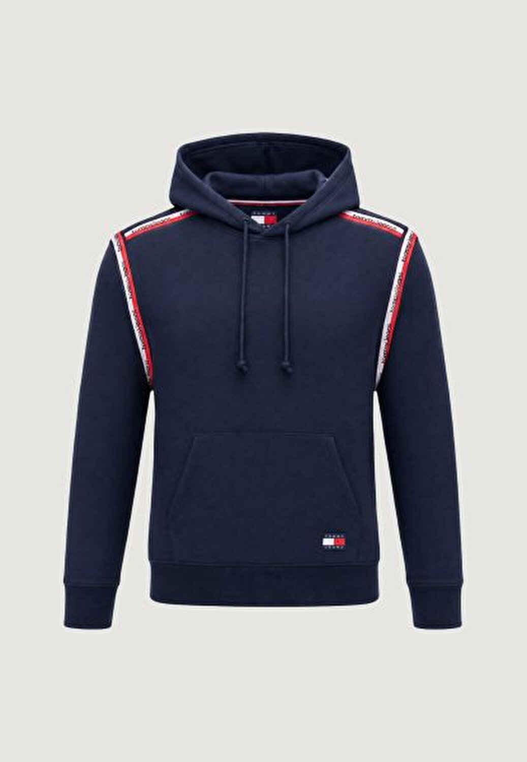 LACİVERT LOGOLU KAPÜŞONLU ERKEK SWEATSHIRT