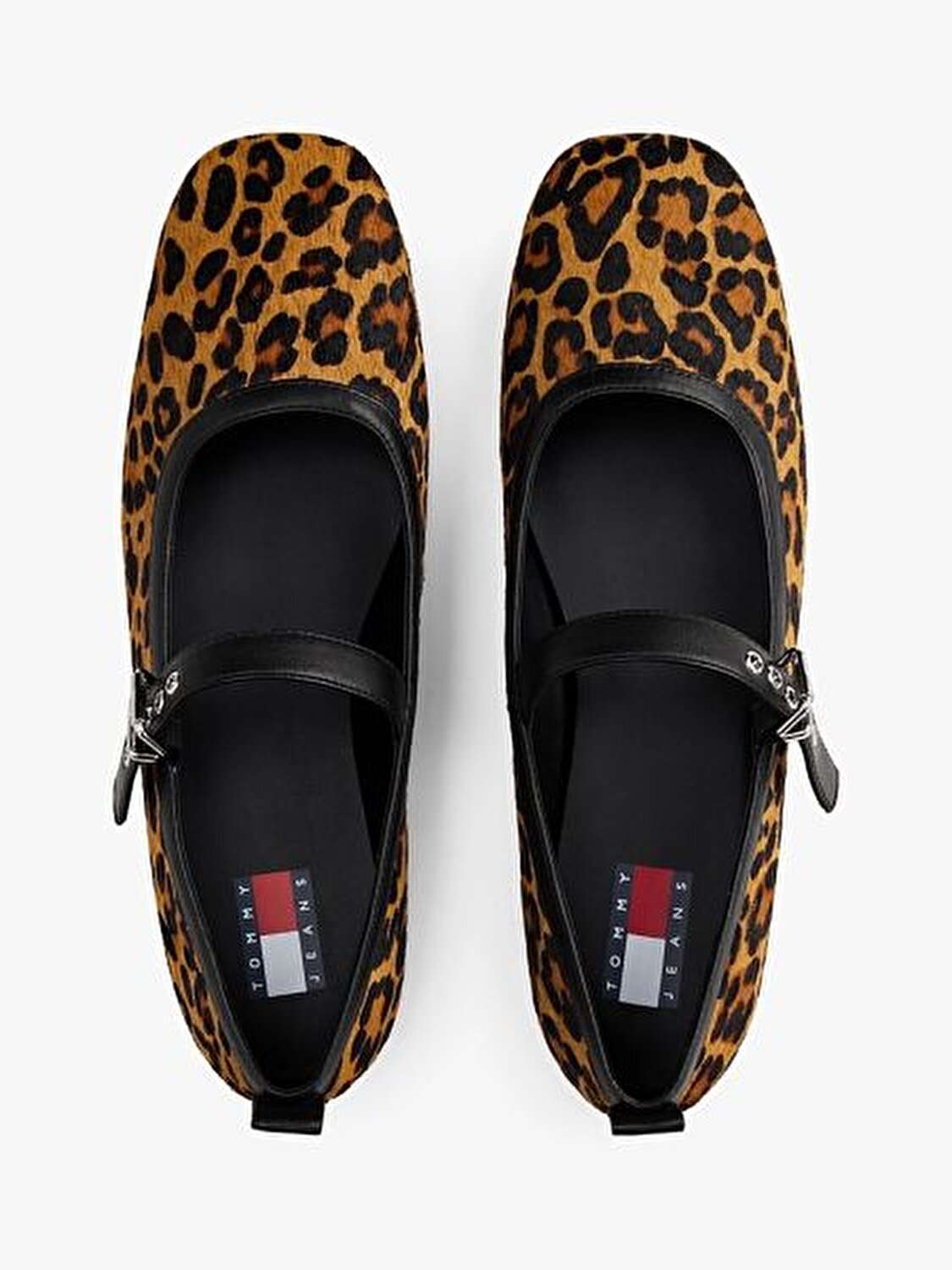 TJW MARYJANE LEOPARD BALLERINA
