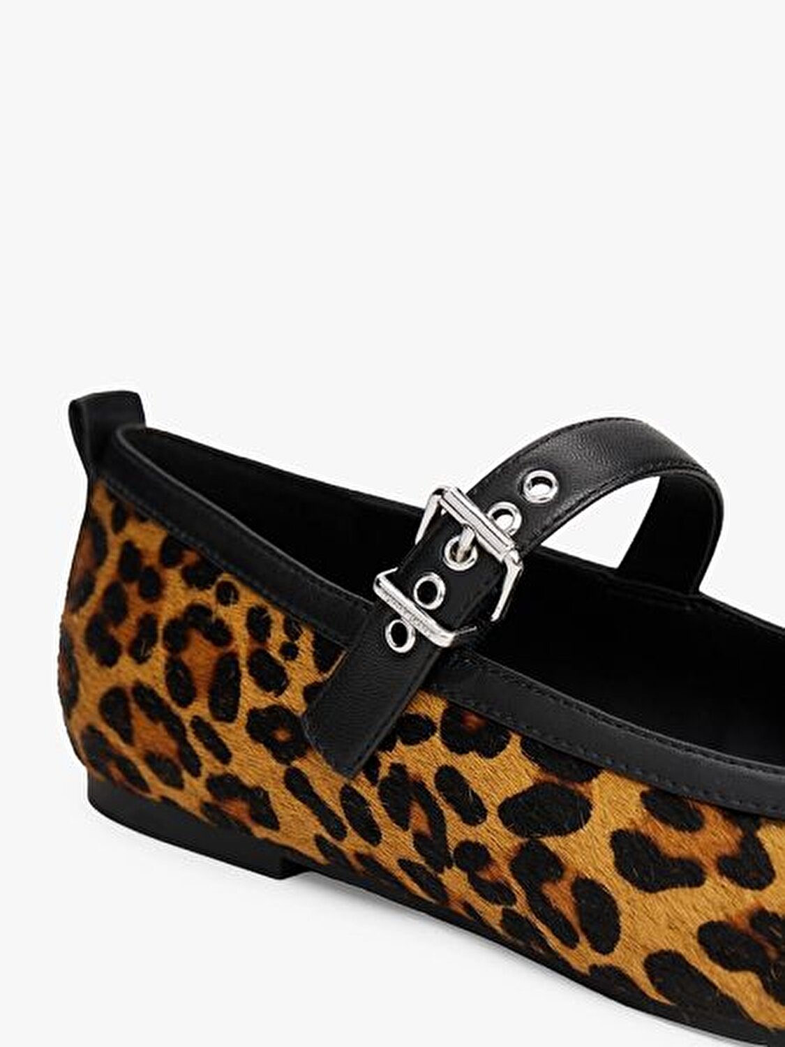 TJW MARYJANE LEOPARD BALLERINA