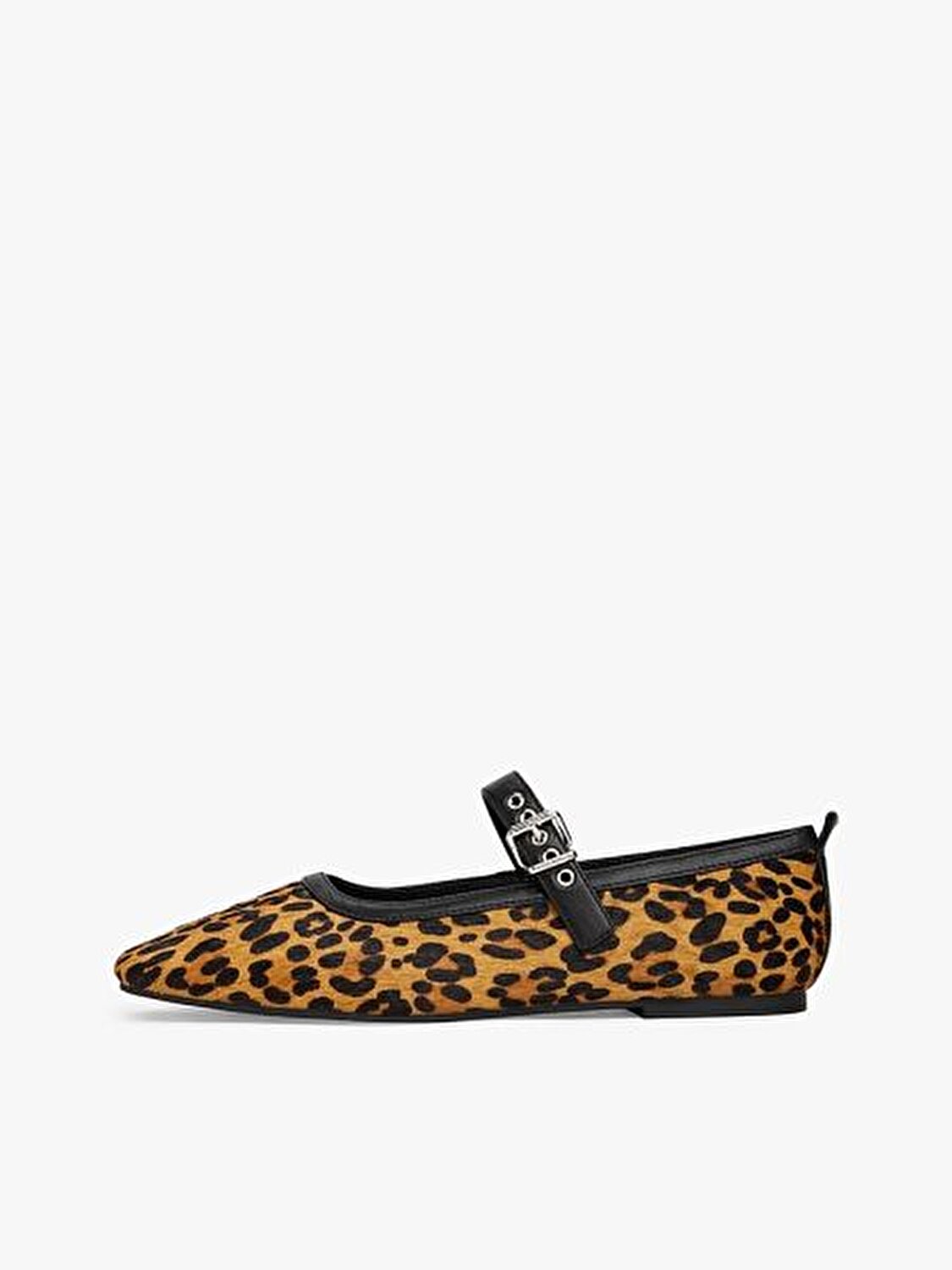 TJW MARYJANE LEOPARD BALLERINA