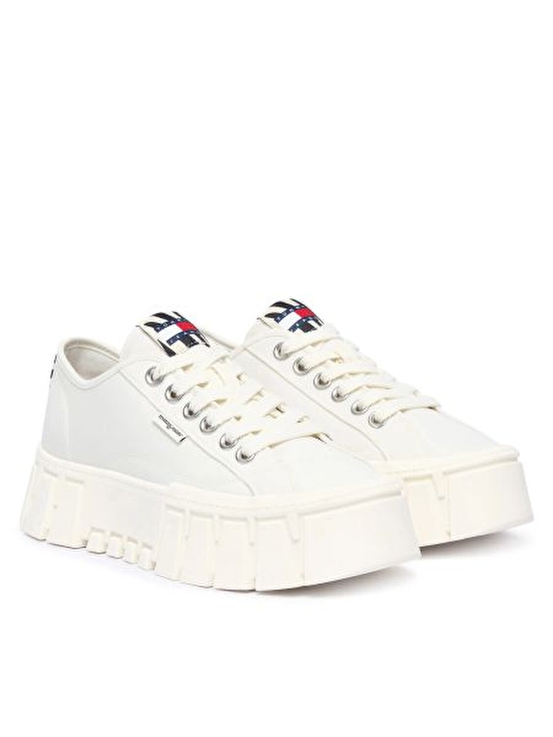 BEYAZ KADIN SNEAKER TJ PLATFORM ZEBRA
