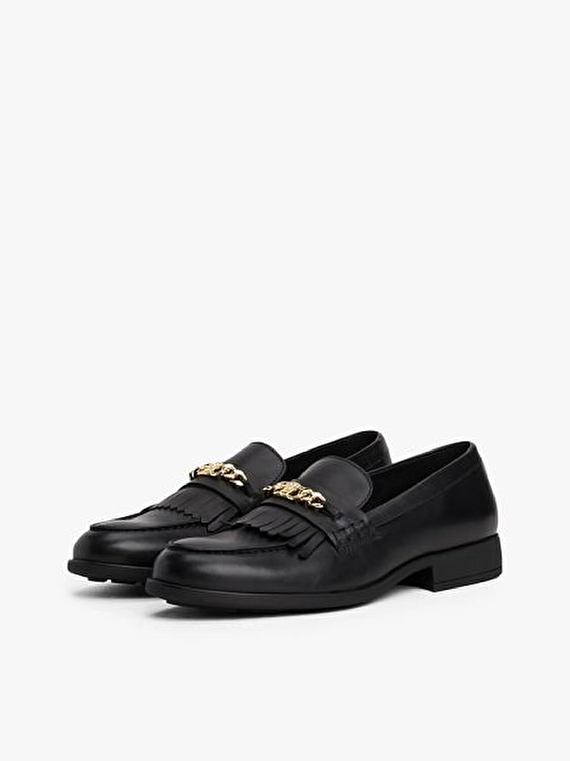 TH CHAIN FRINGE LEATHER LOAFER