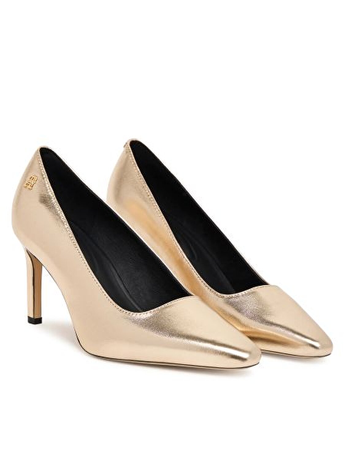 TH LOGO METALLIC PUMP SLANTED HL
