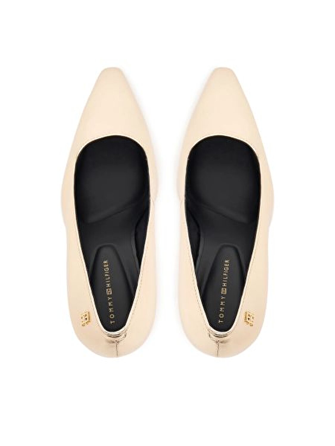 TH LOGO METALLIC PUMP SLANTED HL