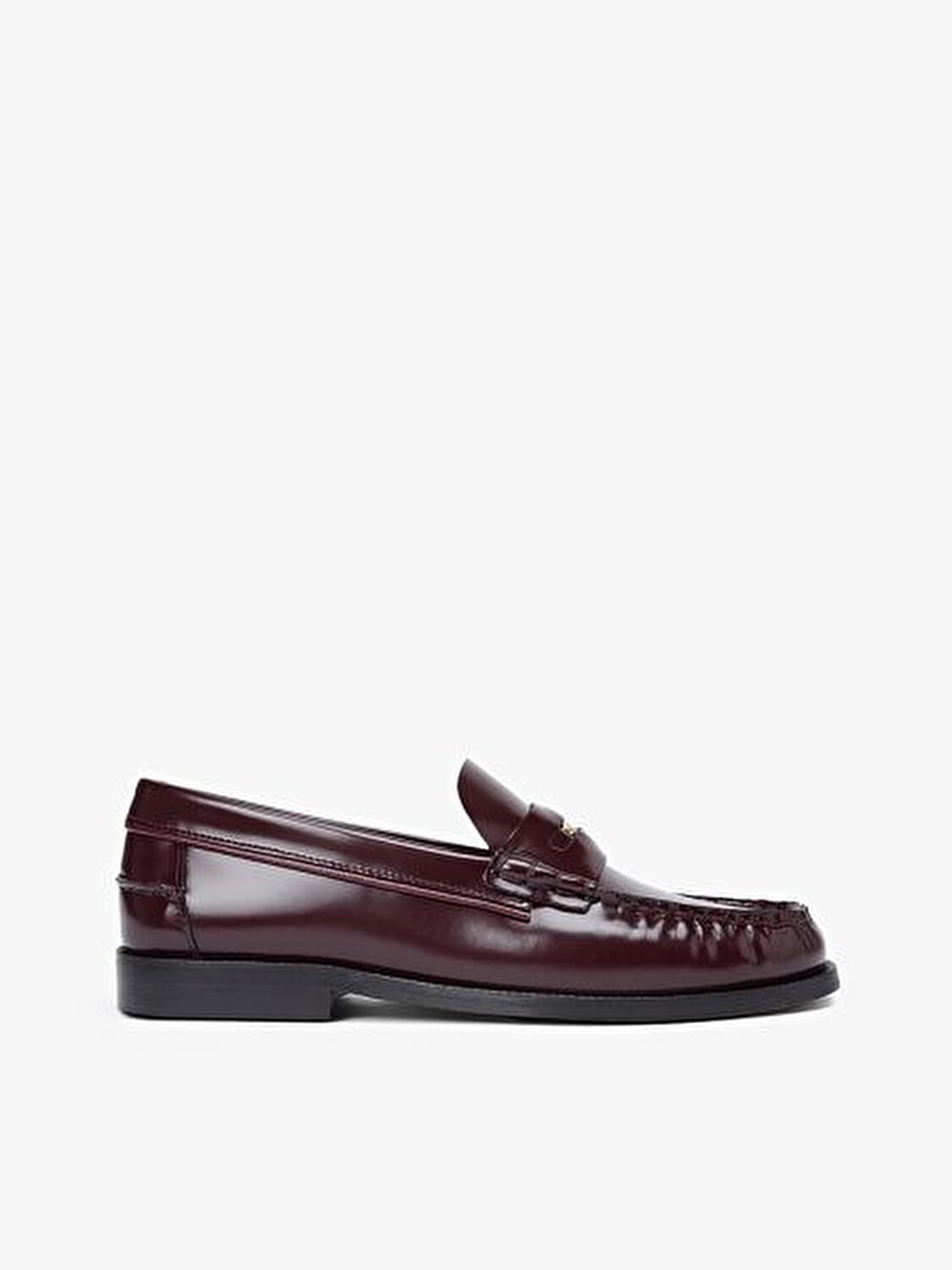 BORDO KADIN LOAFER PENNY ABRASIVATO