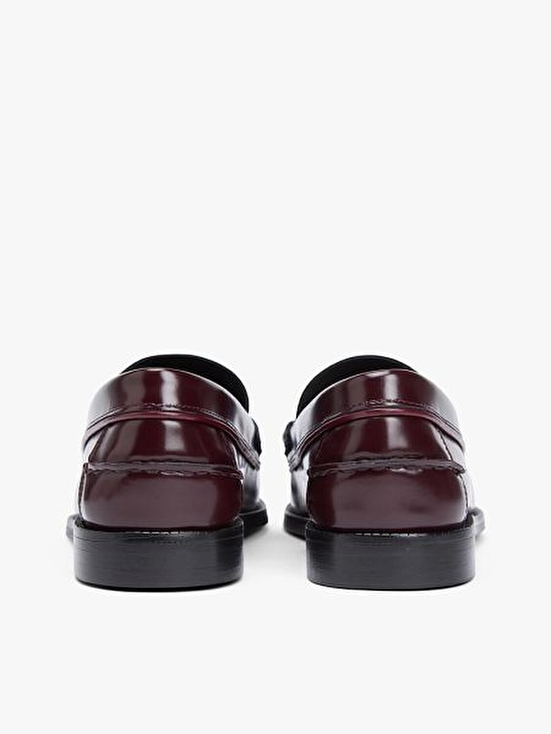 BORDO KADIN LOAFER PENNY ABRASIVATO