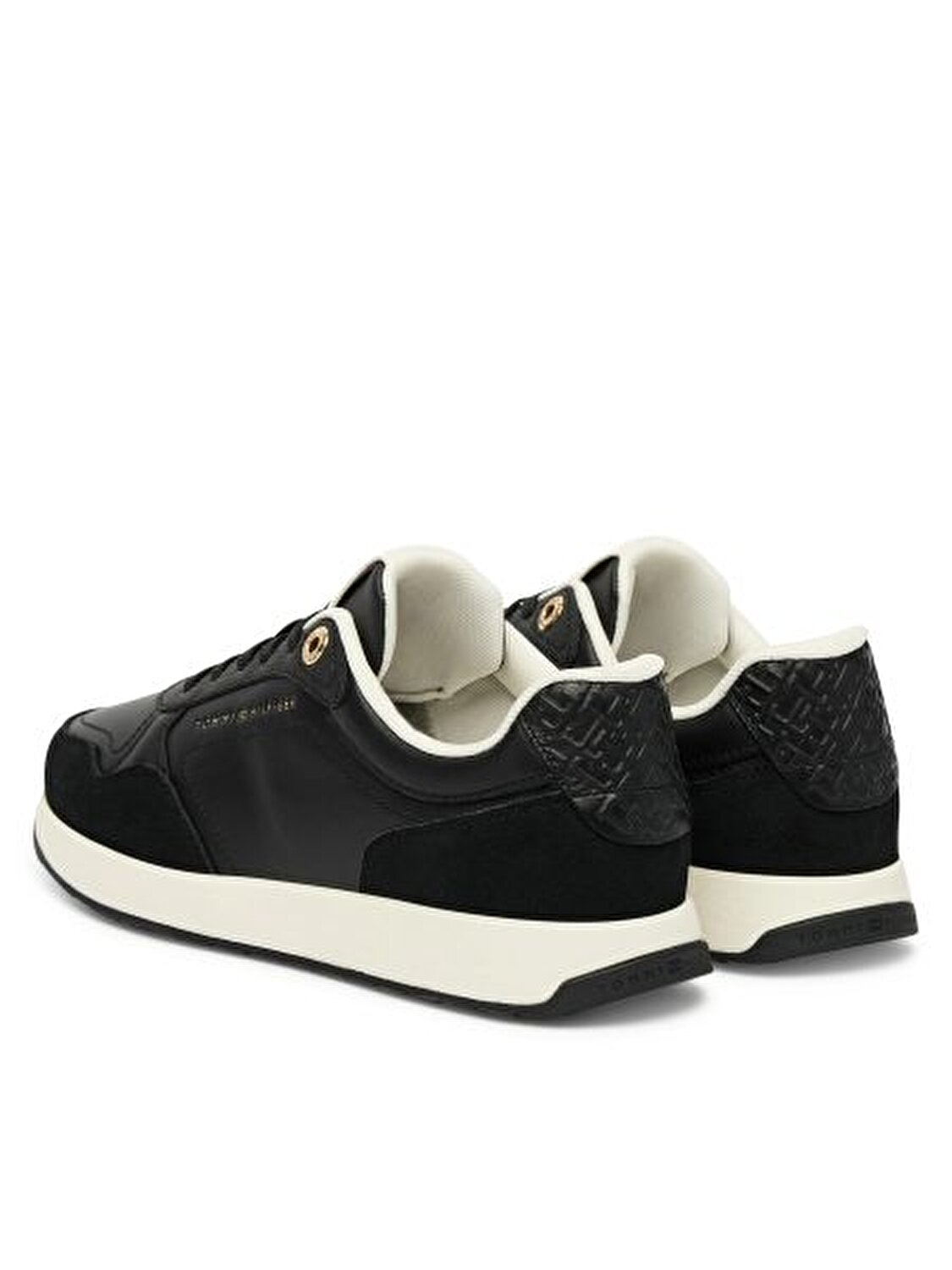 SİYAH KADIN SNEAKER MONOGRAM MIX MATERIAL RUNNER