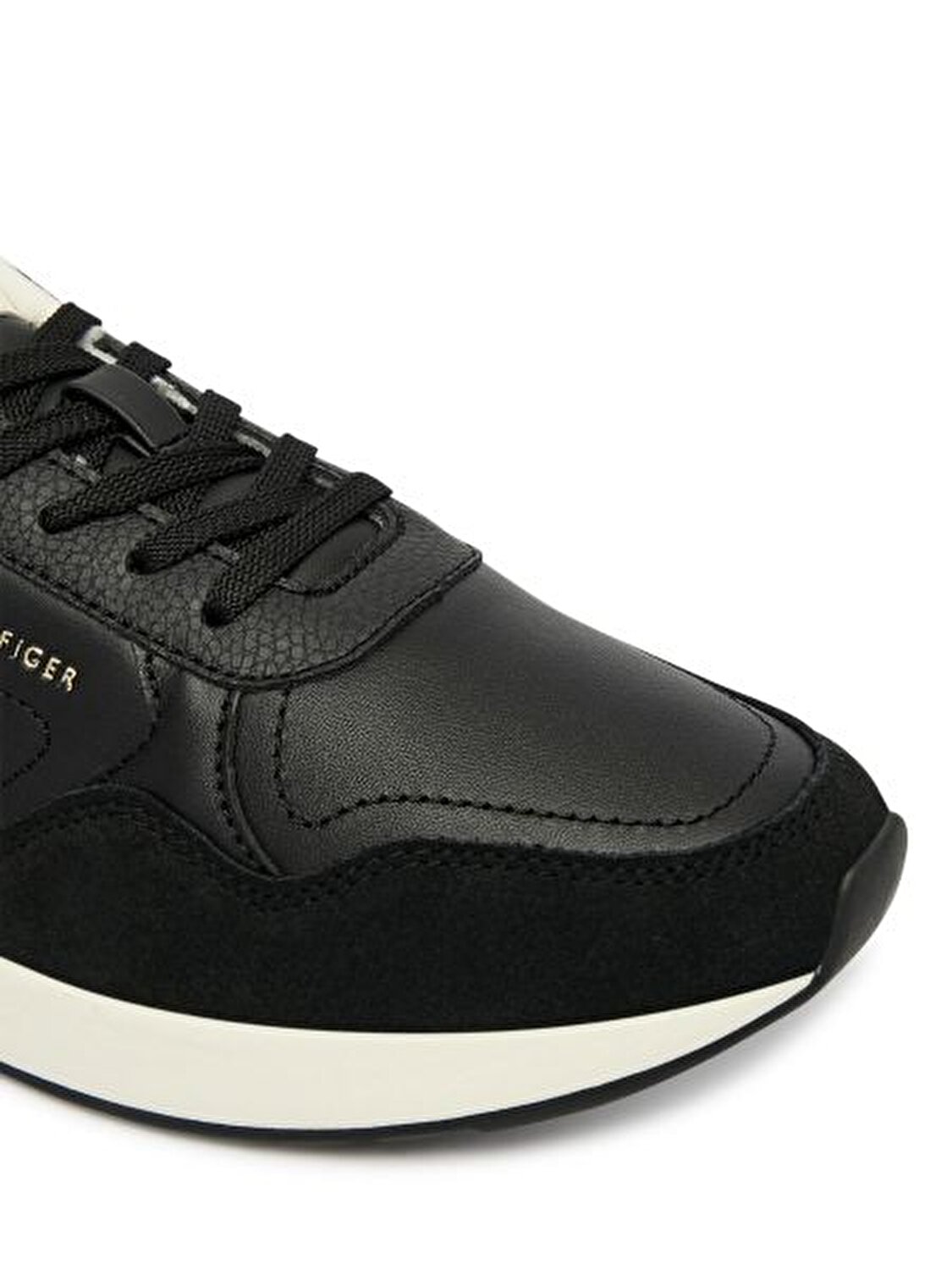SİYAH KADIN SNEAKER MONOGRAM MIX MATERIAL RUNNER