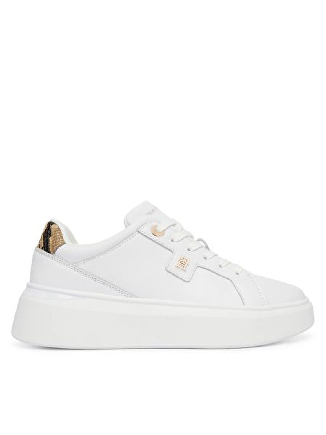 BEYAZ KADIN SNEAKER TH CHIC SNAKE