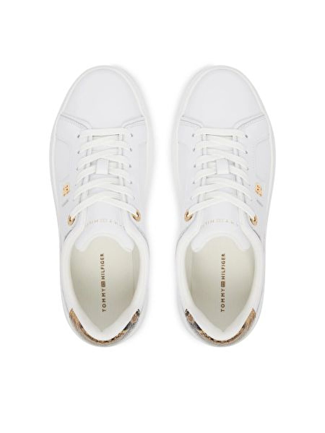 BEYAZ KADIN SNEAKER TH CHIC SNAKE
