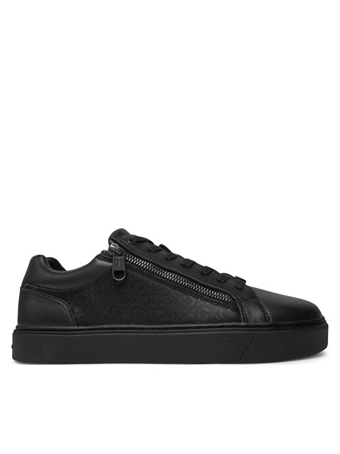 LOW TOP LACE UP W/ ZIP MONO