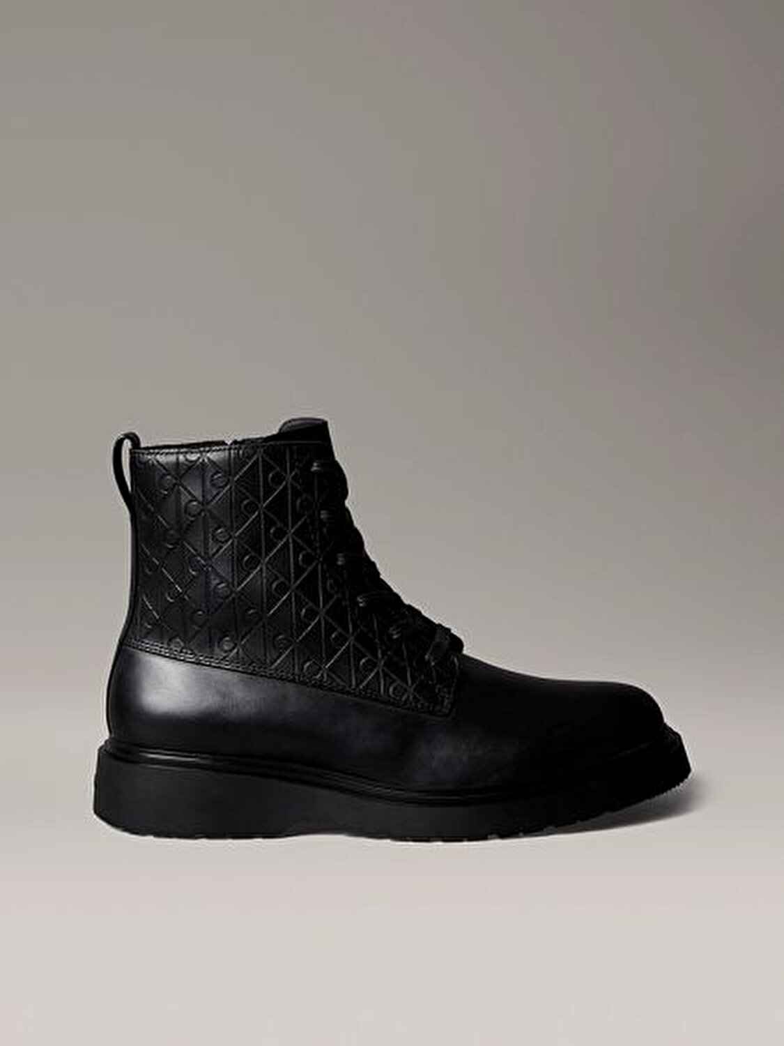 COMBAT ESS LACE UP ZIP BOOT AOP