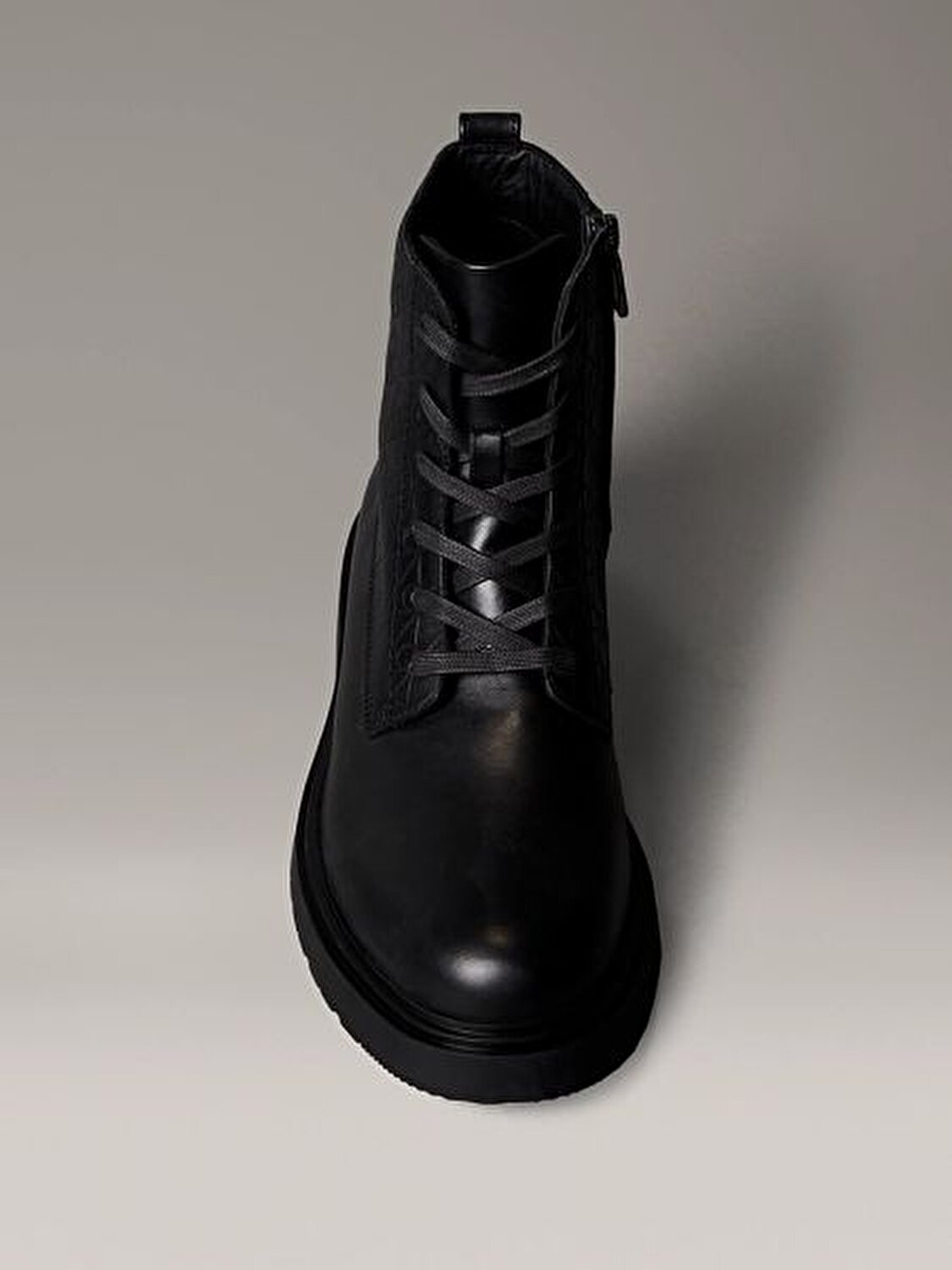 COMBAT ESS LACE UP ZIP BOOT AOP